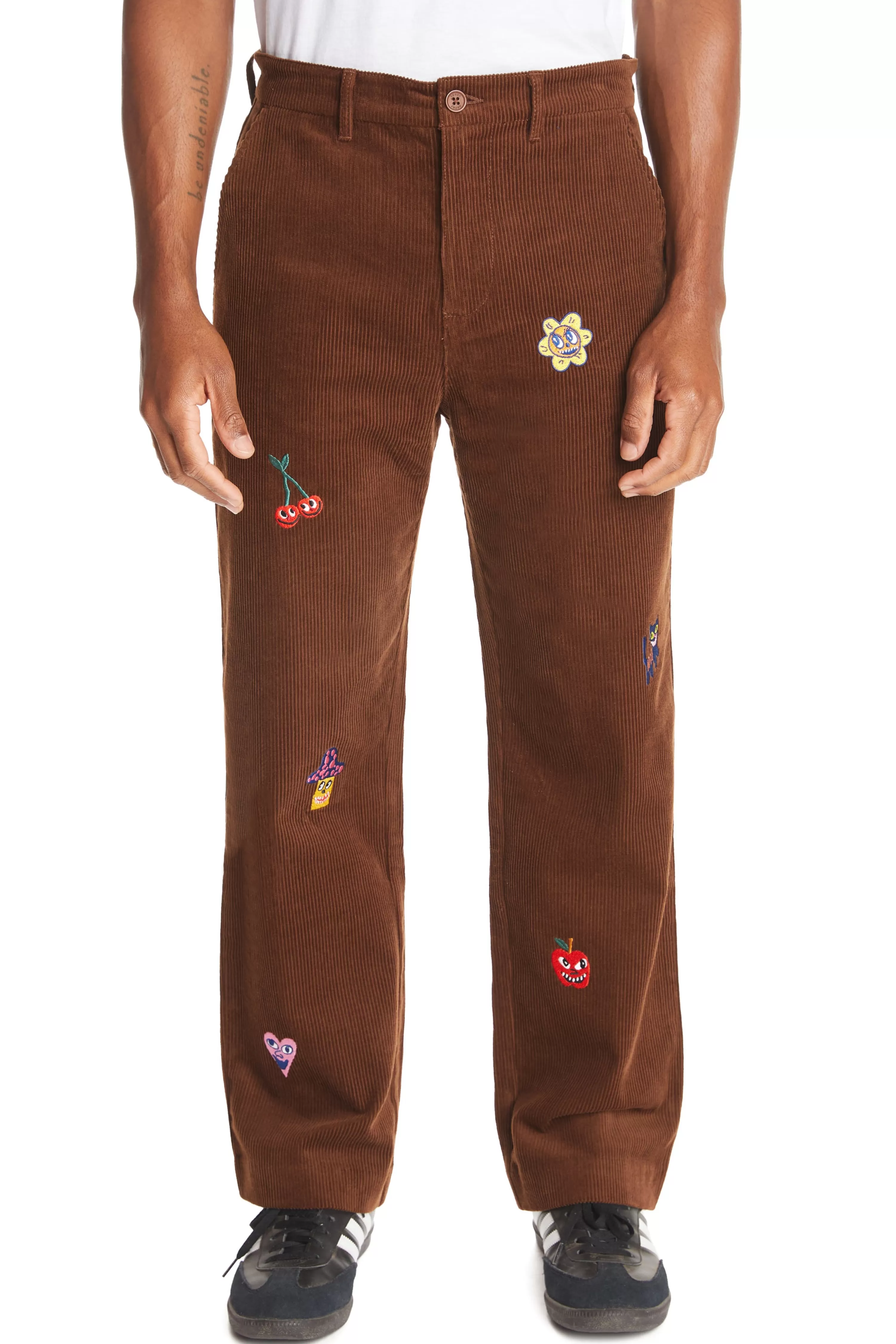 Applique Corduroy Pants-Teddy Fresh Best