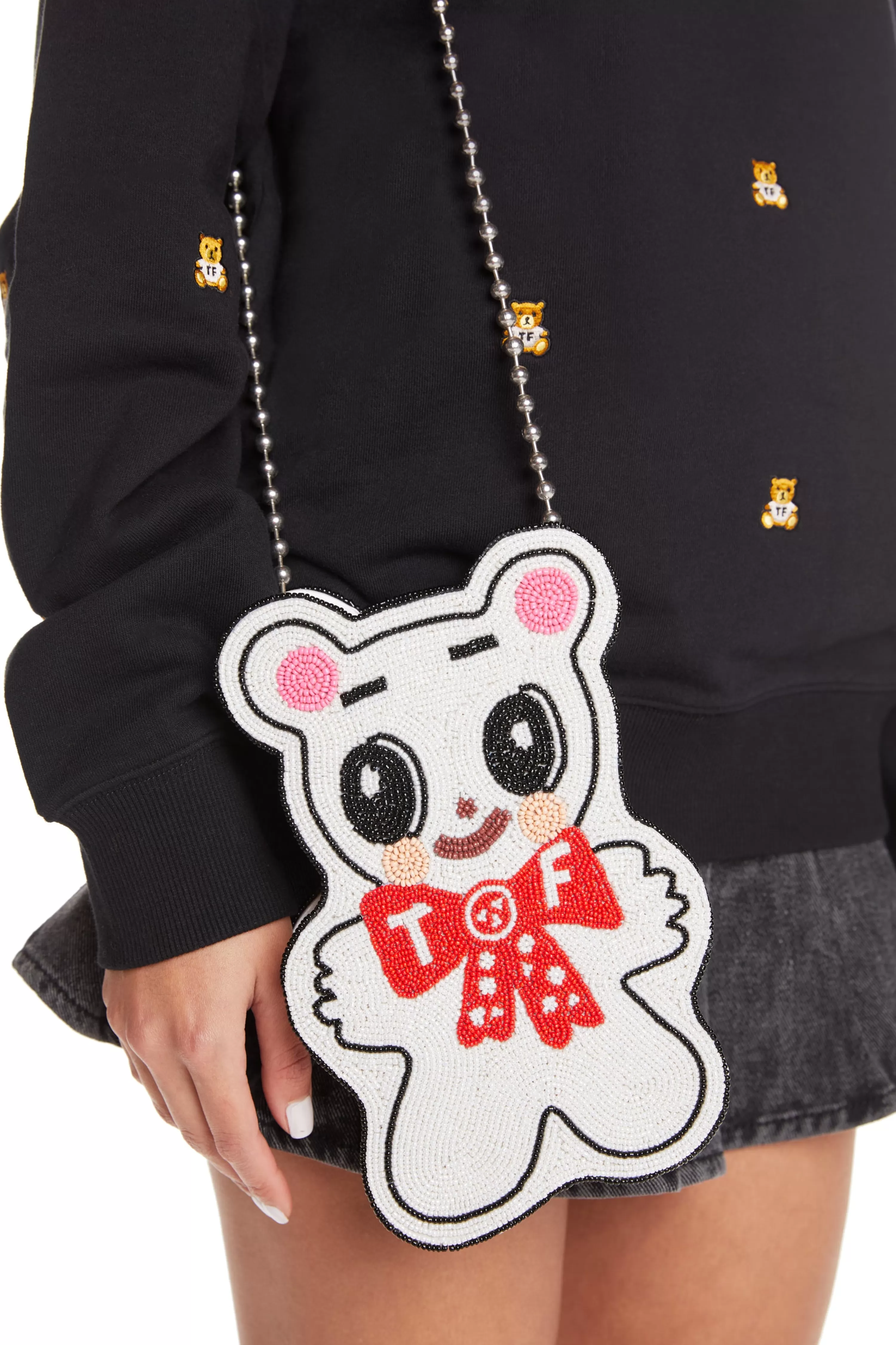 Beaded Bear Purse-Teddy Fresh Cheap