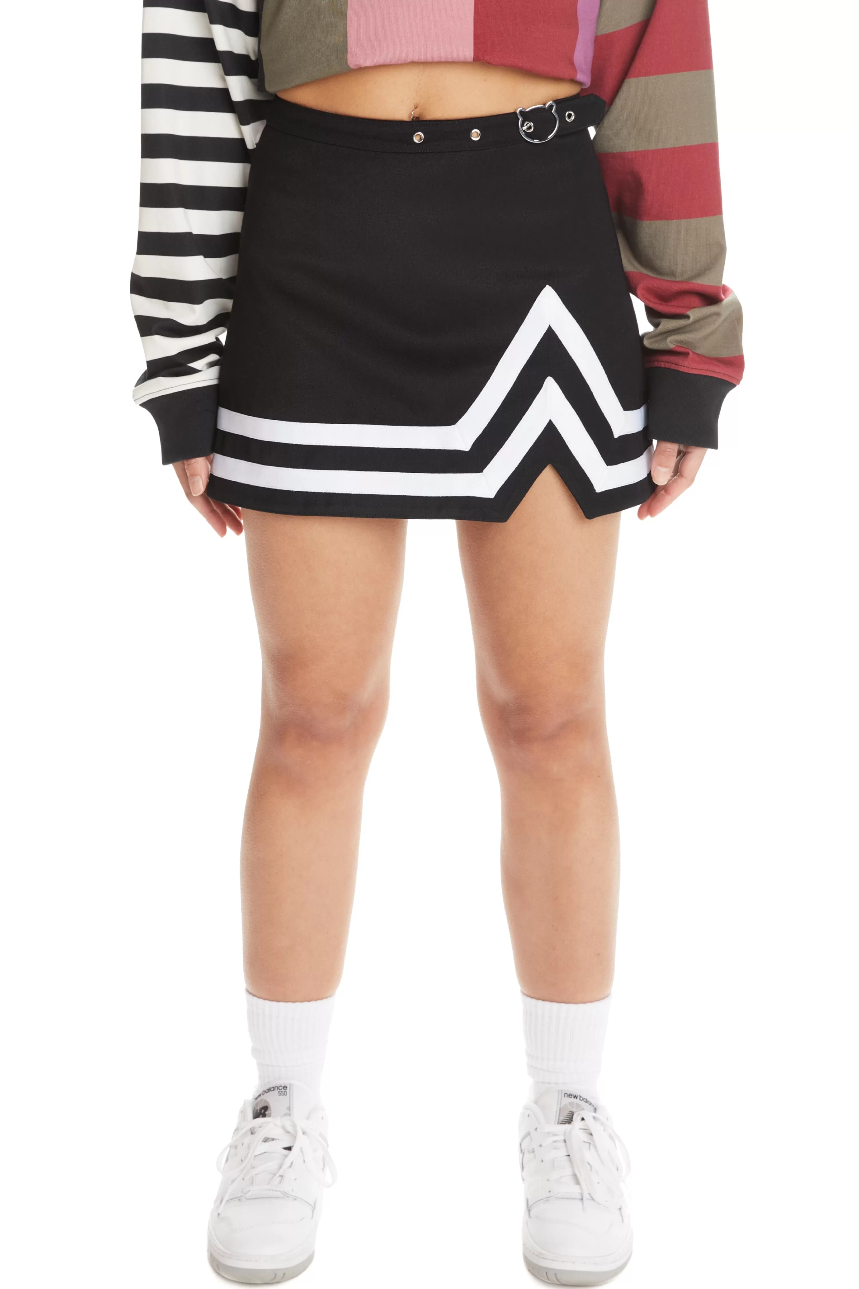 Bear Buckle Cheer Skirt-Teddy Fresh Outlet