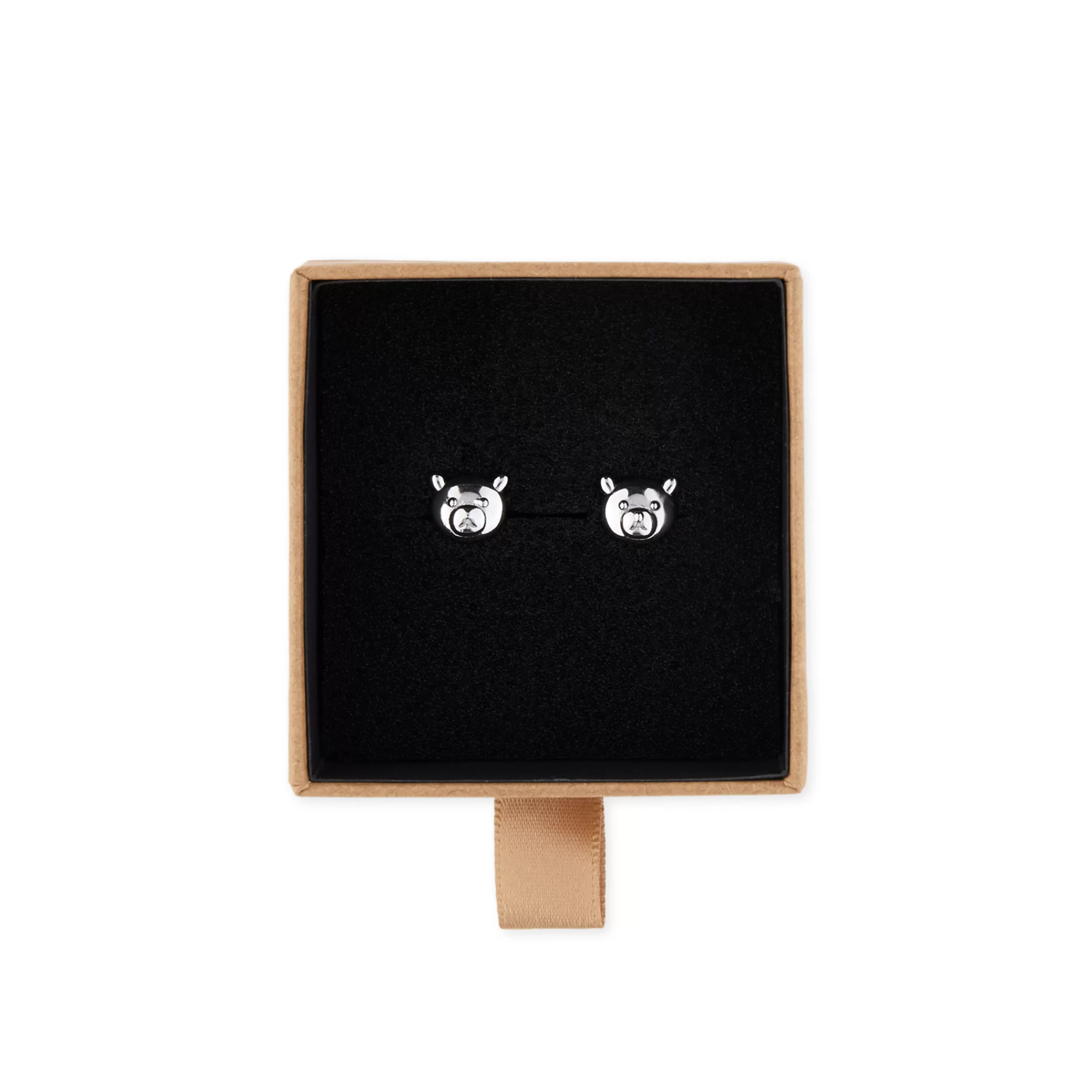 Bear Face Earrings-Teddy Fresh Hot