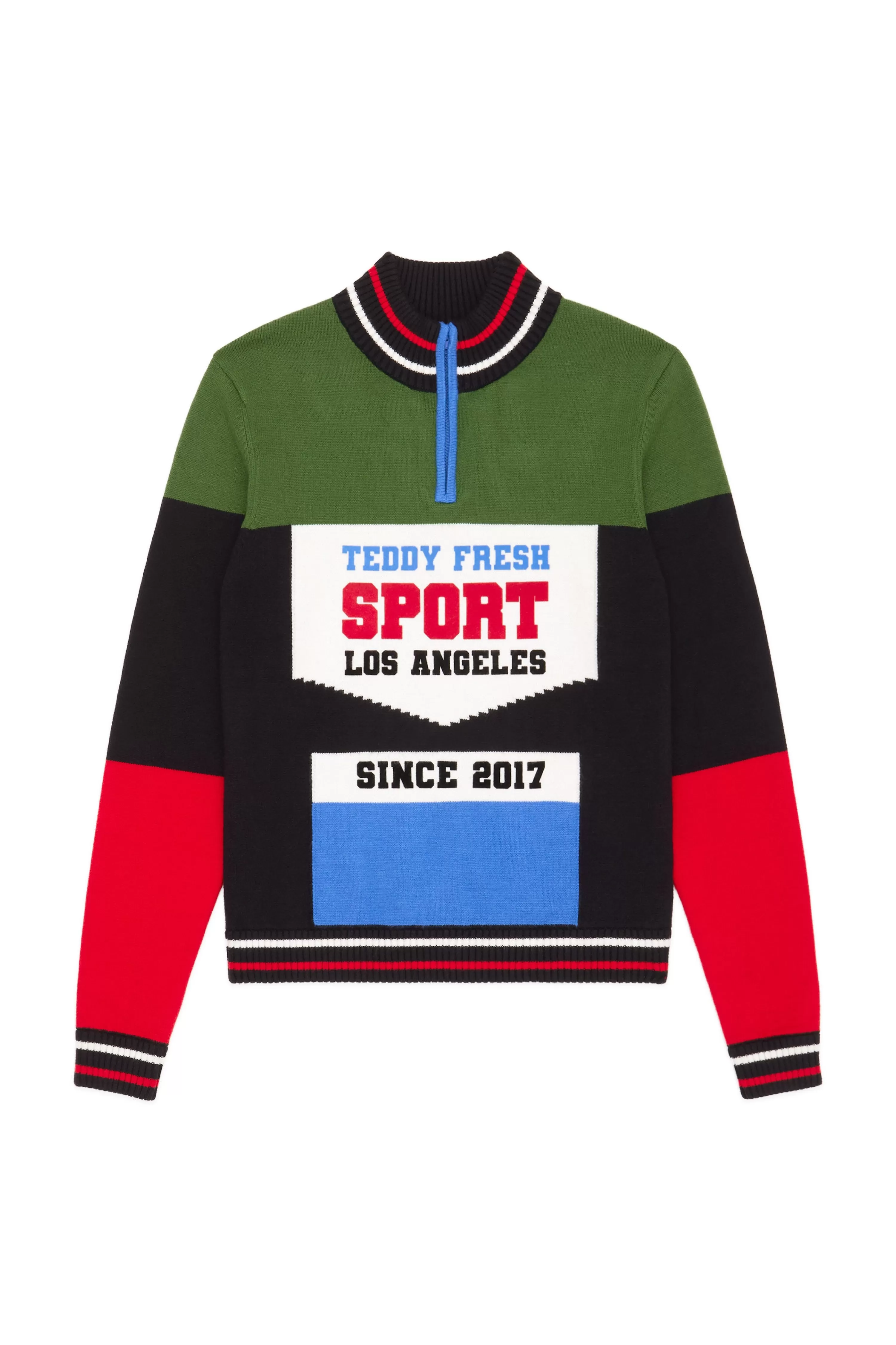 Bike Jersey Zip Sweater-Teddy Fresh Store