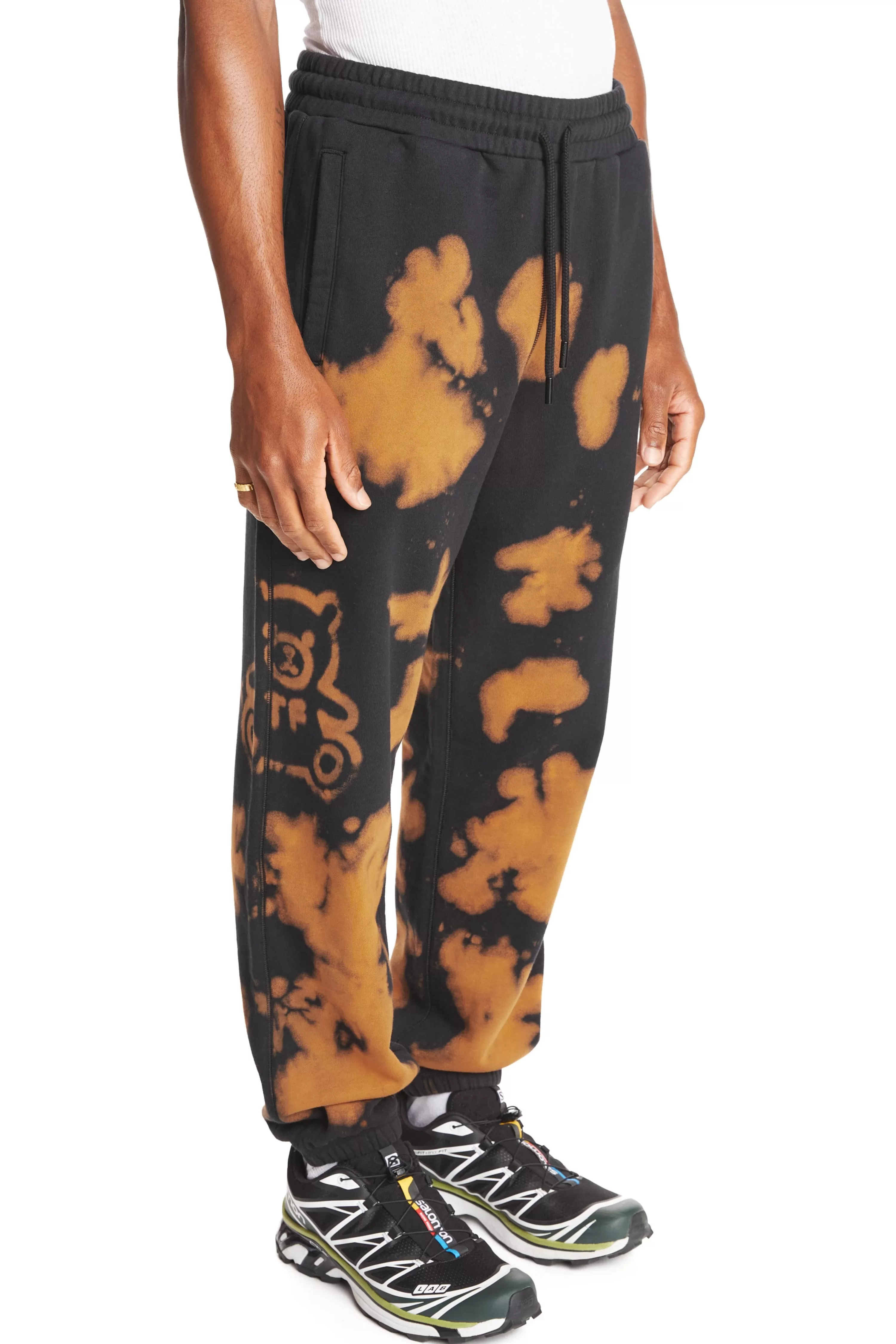 Bleach Graphic Sweatpants-Teddy Fresh Cheap