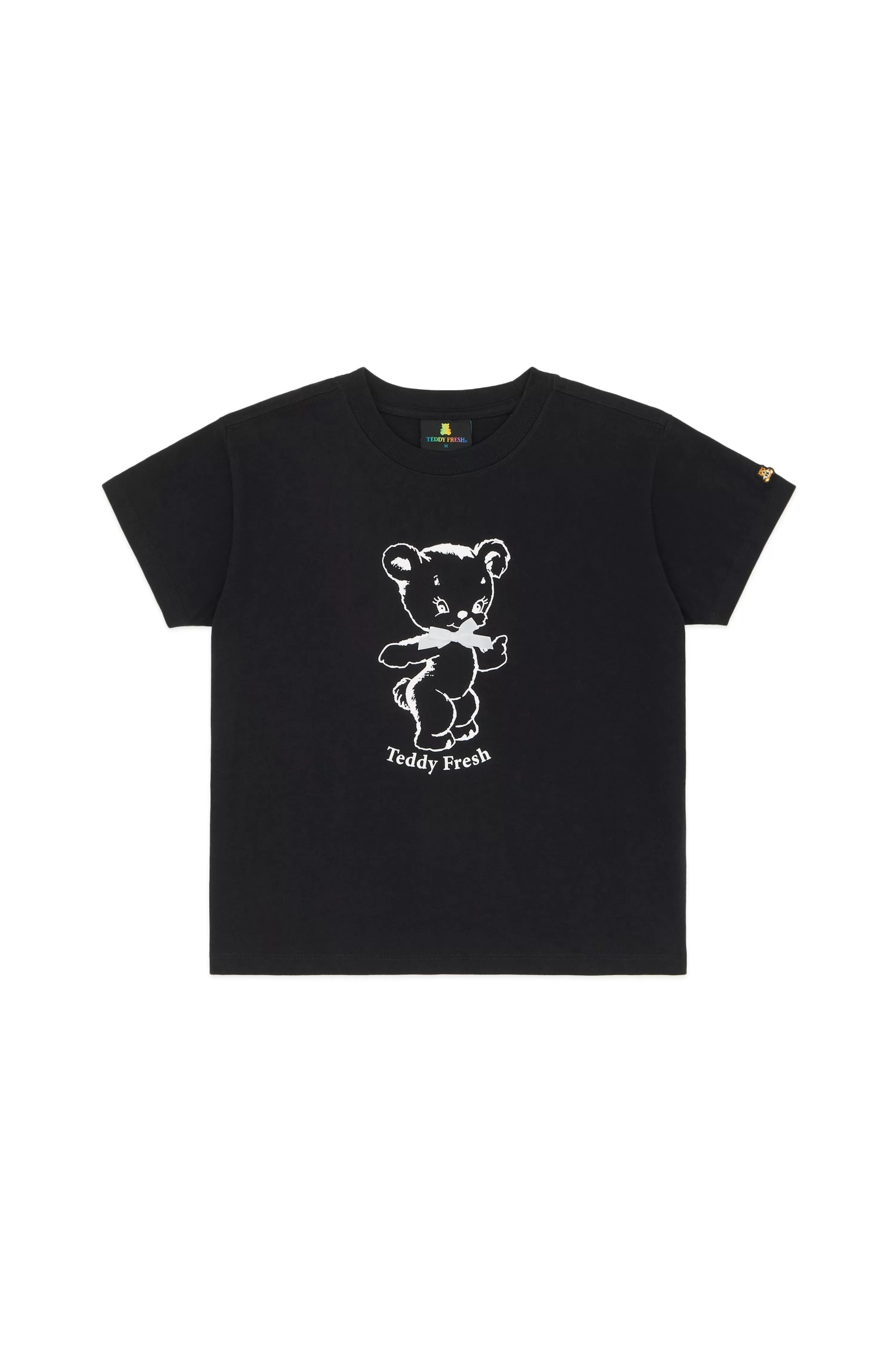 Bow Bear Baby Tee-Teddy Fresh Shop