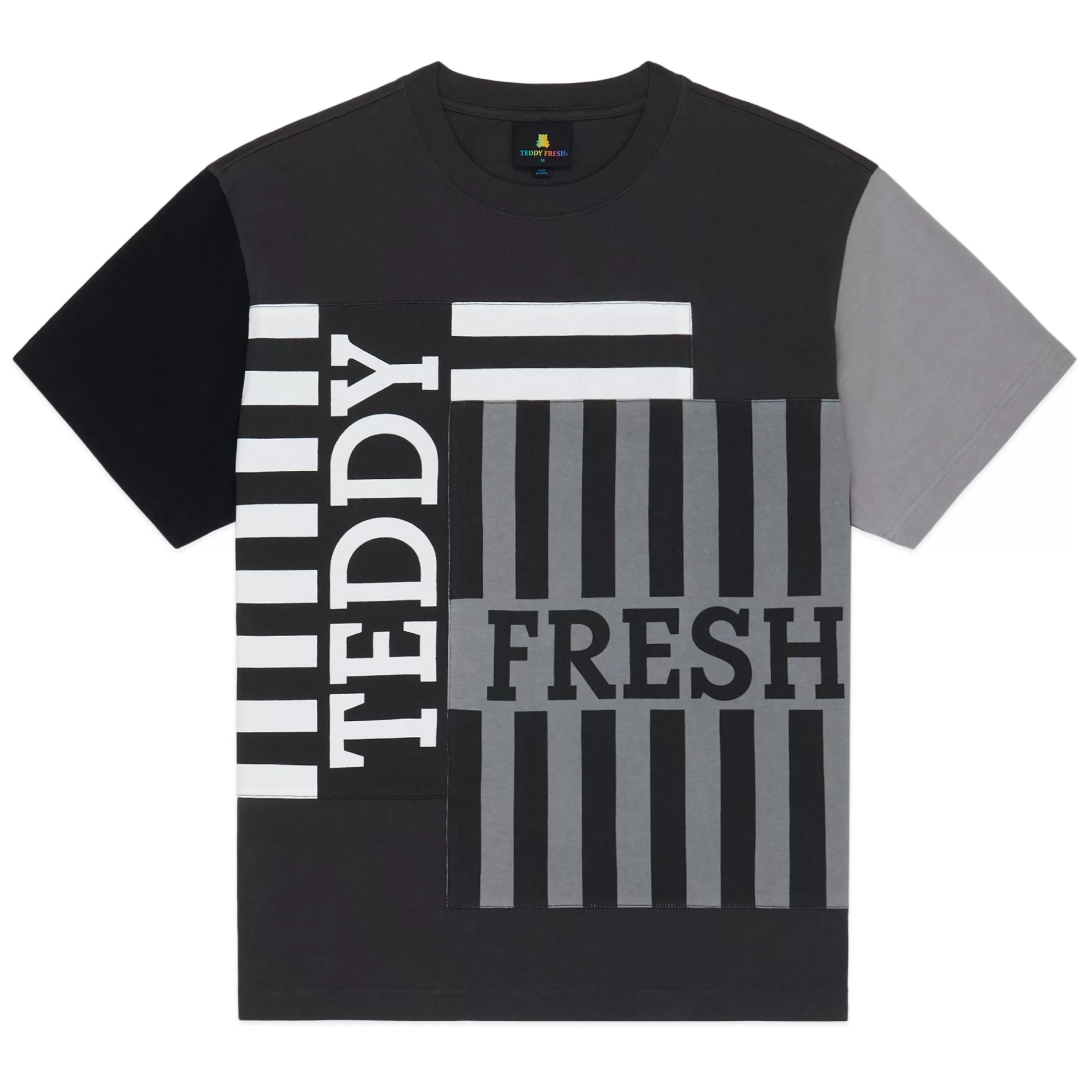 Box Paneled Tee-Teddy Fresh Store