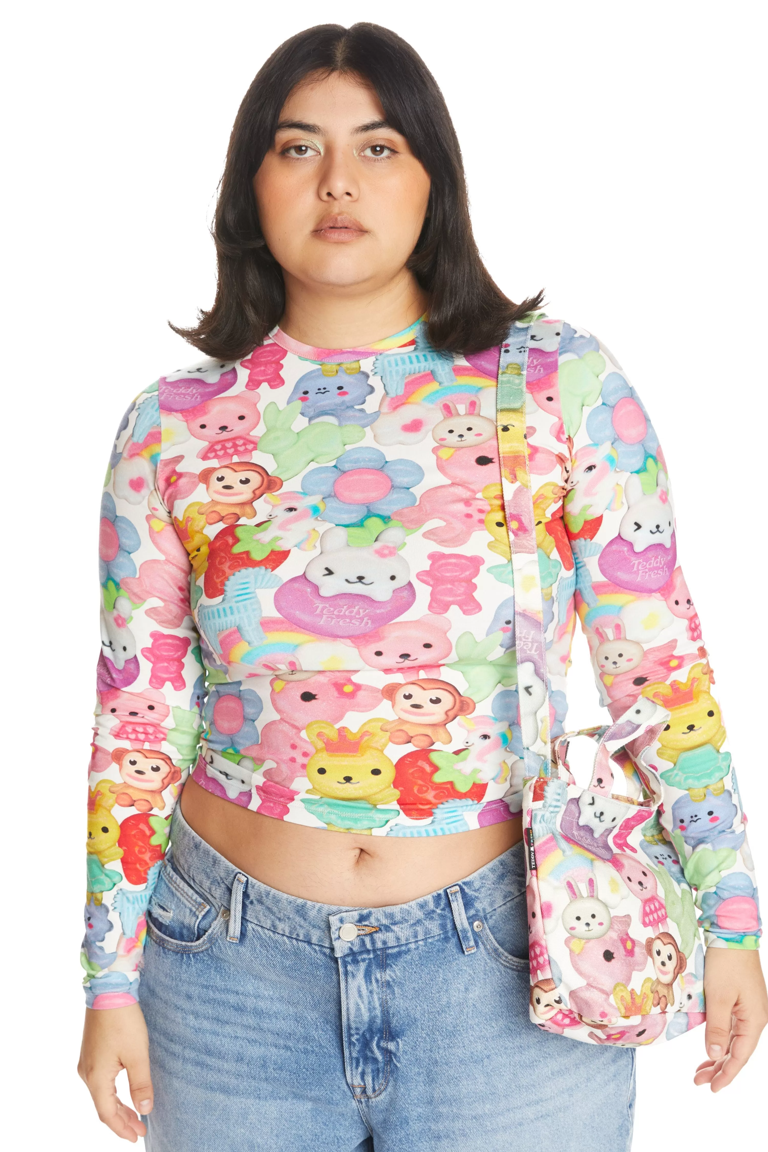 Charms Fitted Tee-Teddy Fresh Best Sale