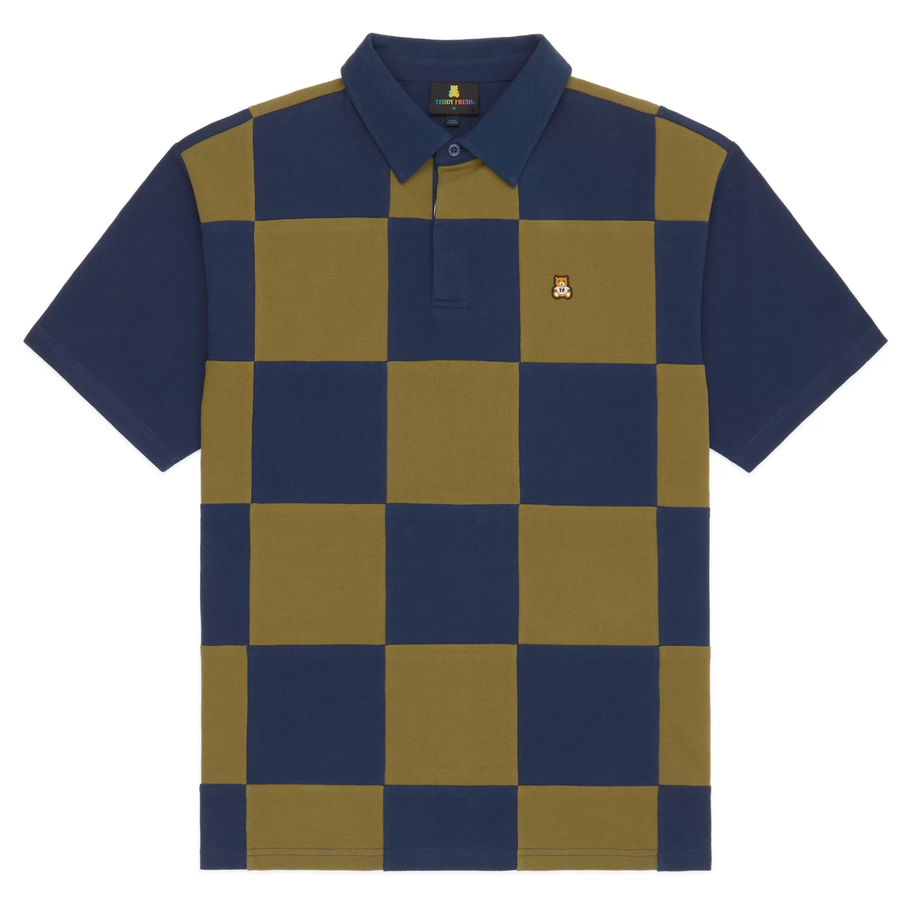 Checkerboard Rugby Shirt-Teddy Fresh New