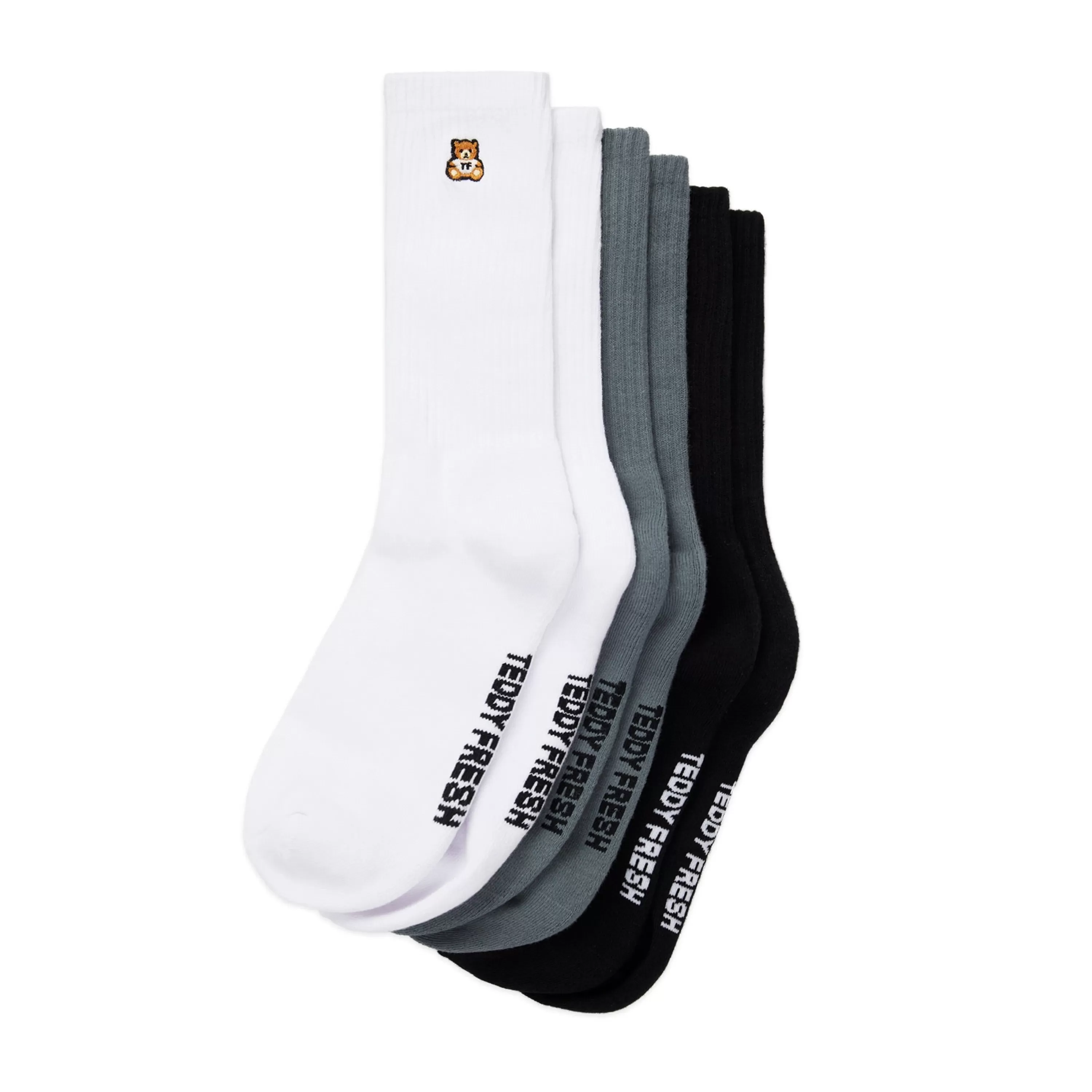 Classic Tube Socks 3-Pack-Teddy Fresh Best