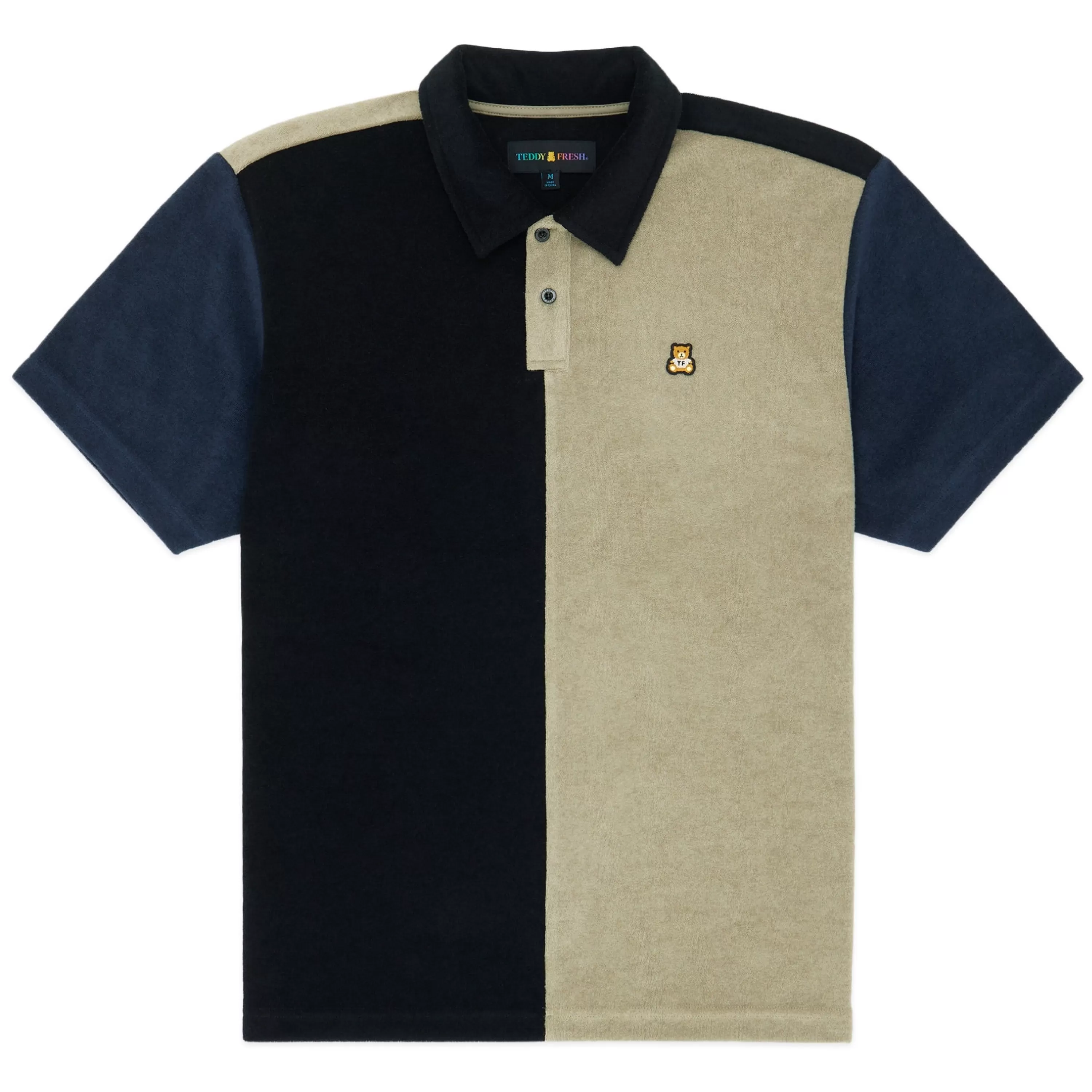 Color Block Terry Shirt-Teddy Fresh Best