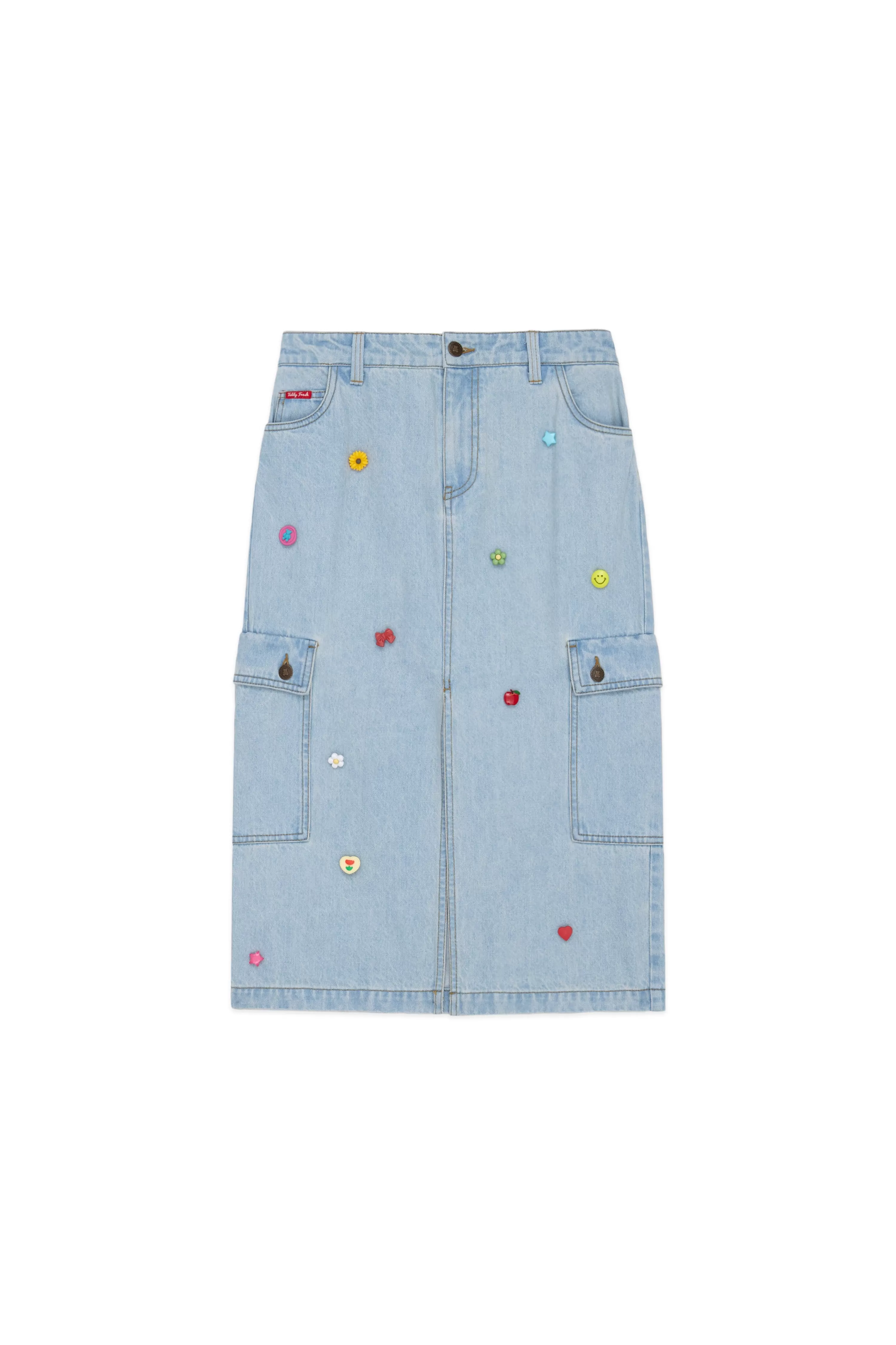 Denim Cargo Skirt-Teddy Fresh Best Sale