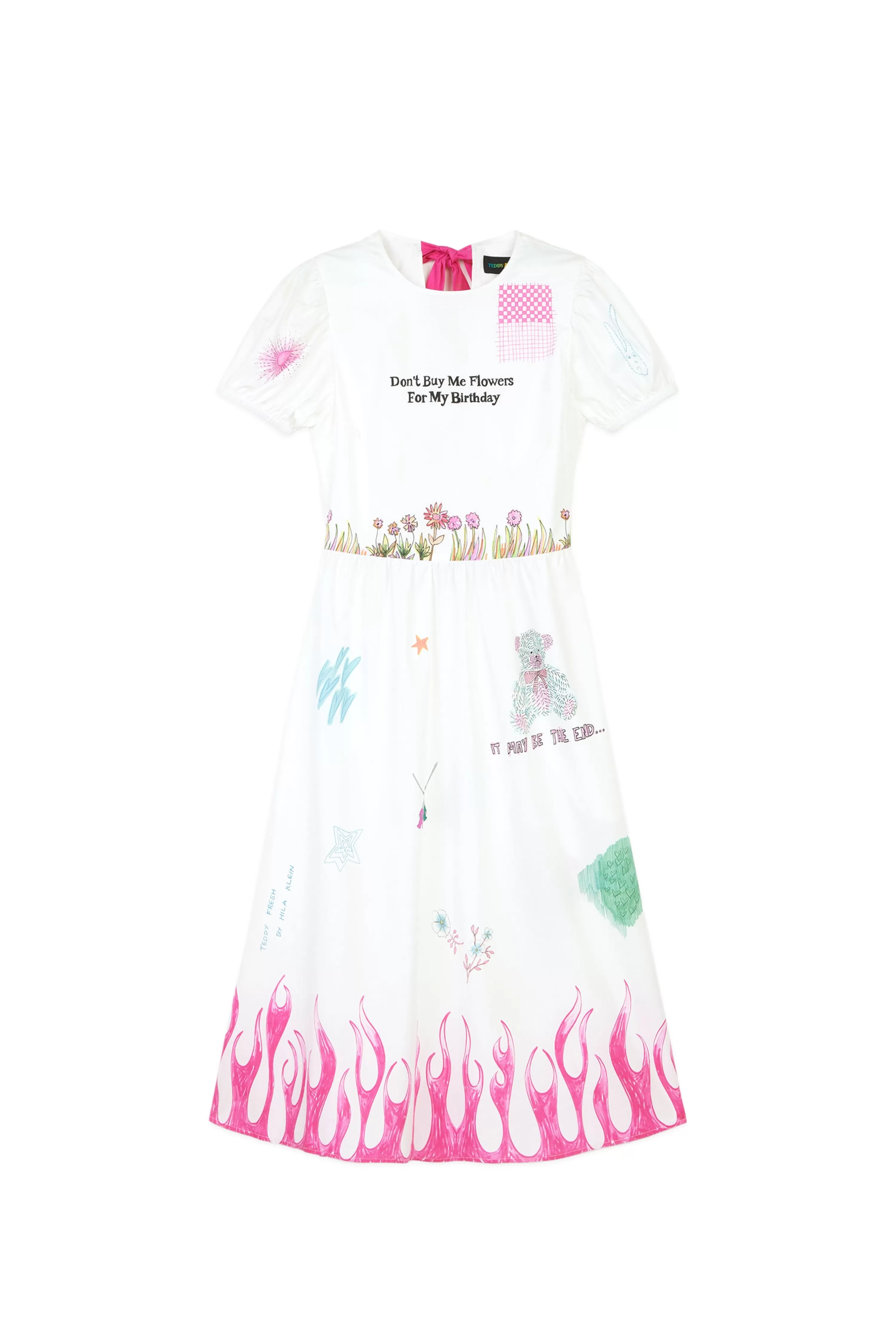 Don't Buy Me Flowers Dress-Teddy Fresh Discount