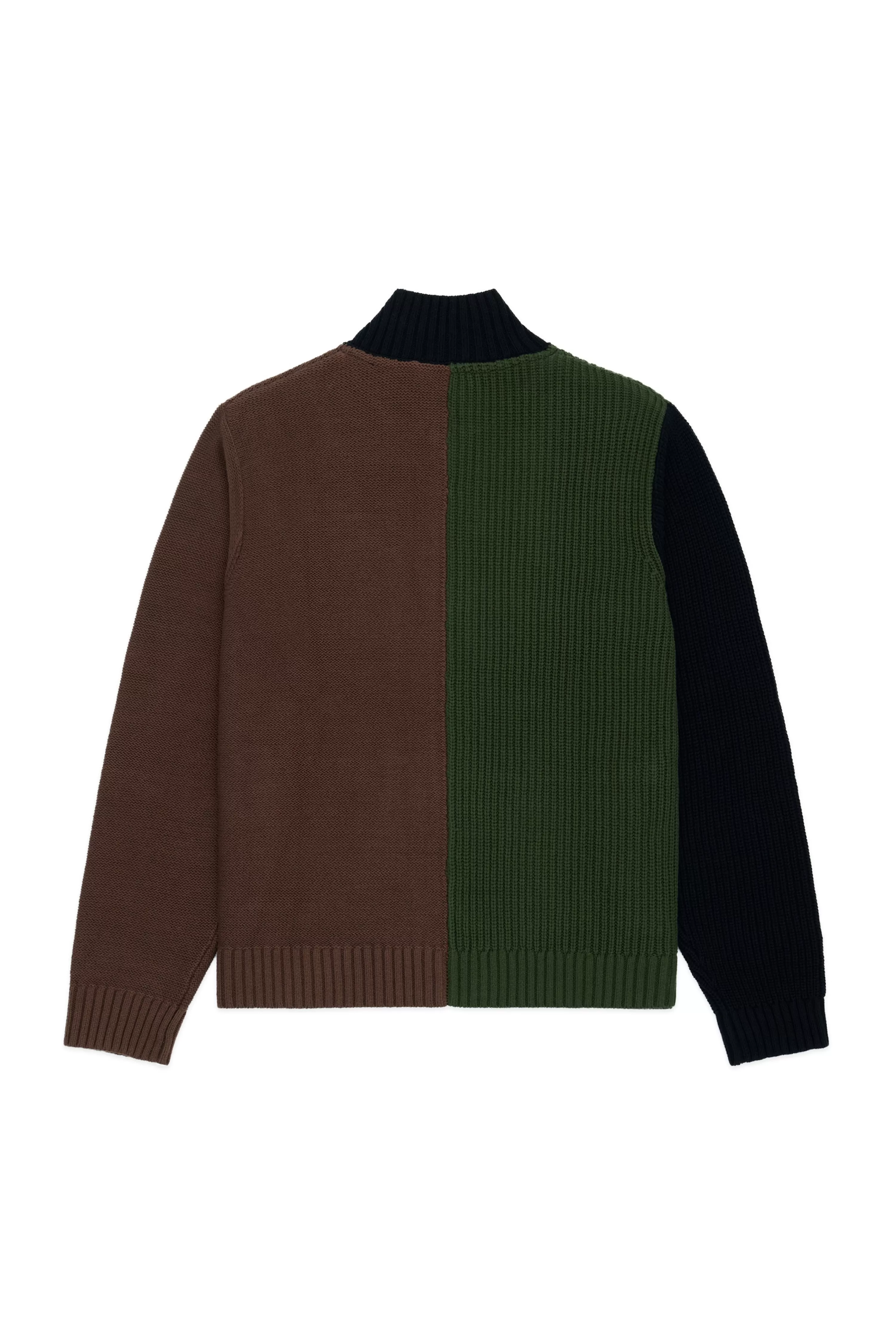 Full Zip Color Block Sweater-Teddy Fresh Best Sale