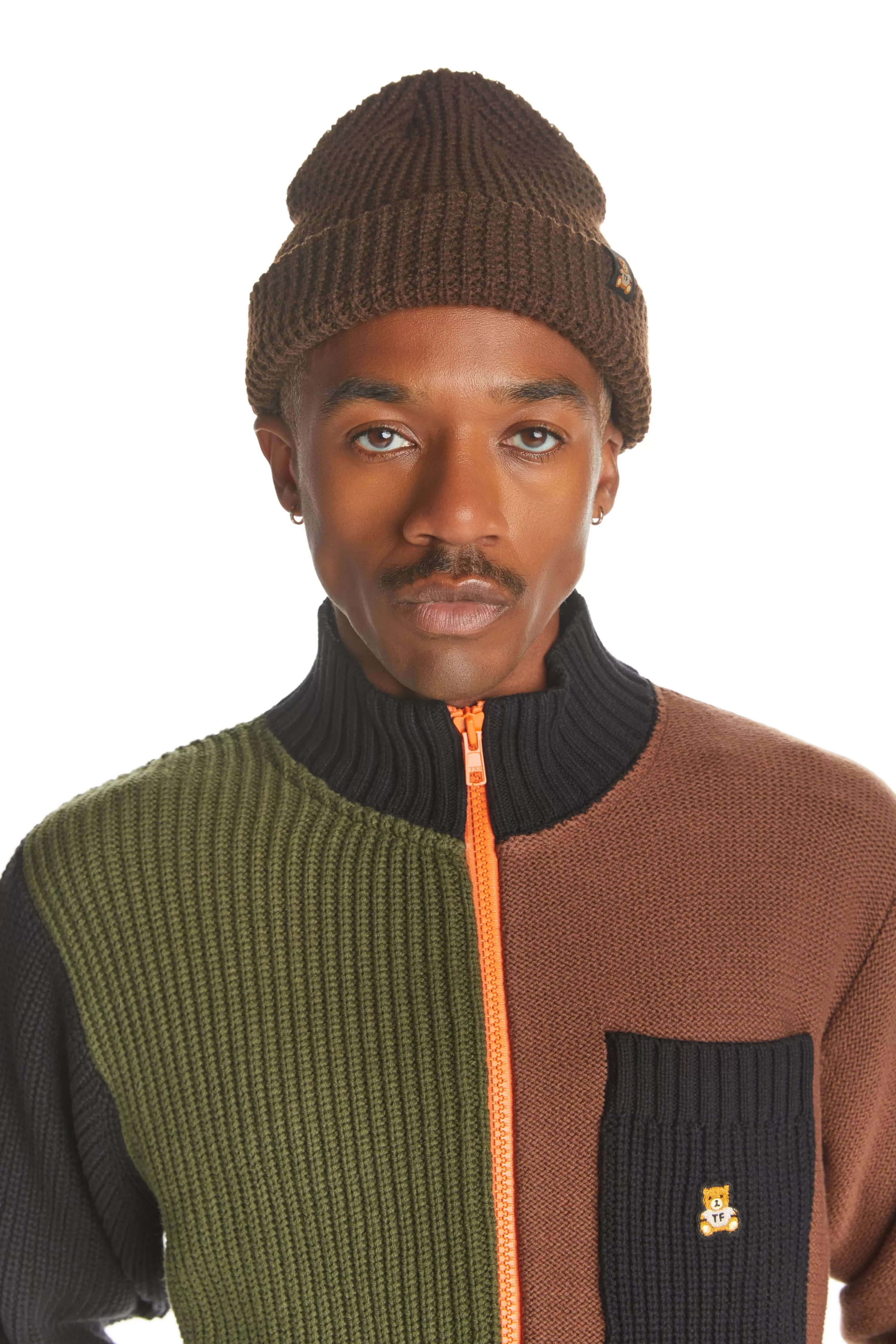 Full Zip Color Block Sweater-Teddy Fresh Best Sale