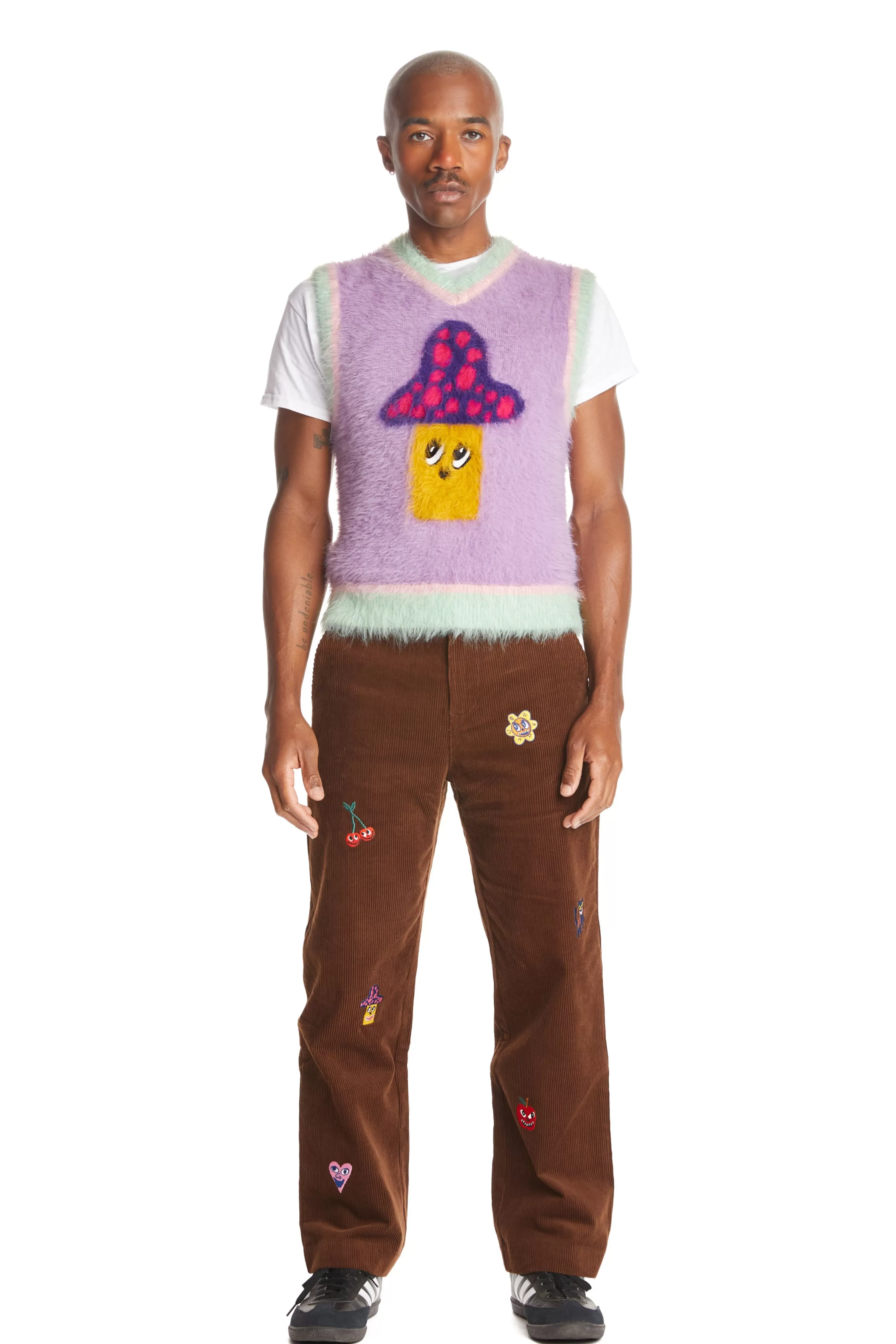 Fuzzy Character Vest-Teddy Fresh Sale