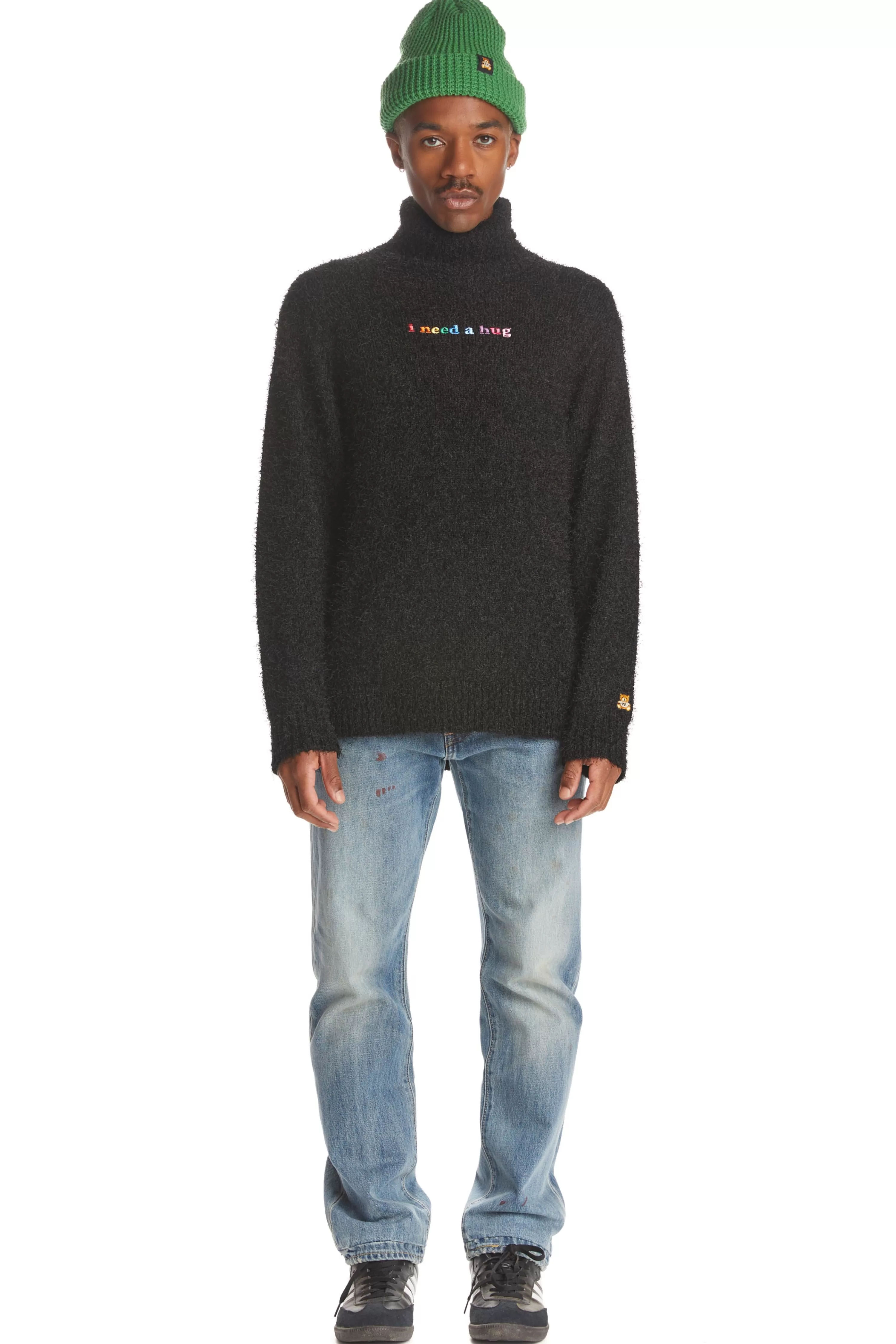 Fuzzy Oversized Turtleneck-Teddy Fresh Flash Sale