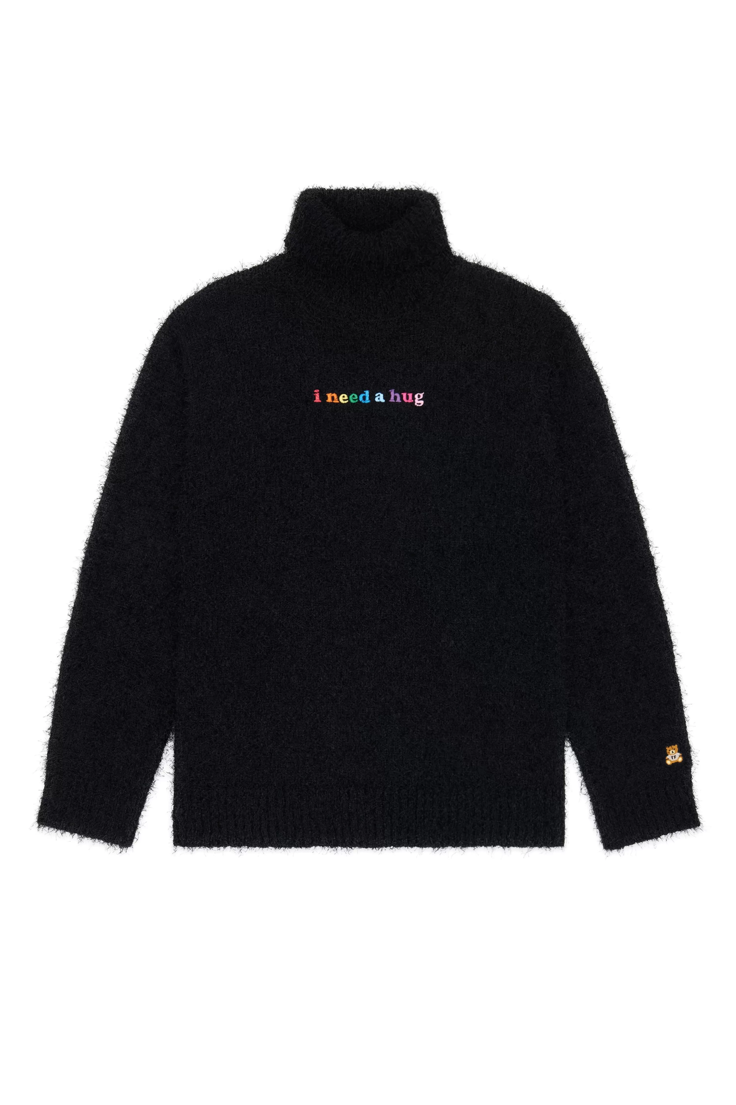 Fuzzy Oversized Turtleneck-Teddy Fresh Flash Sale