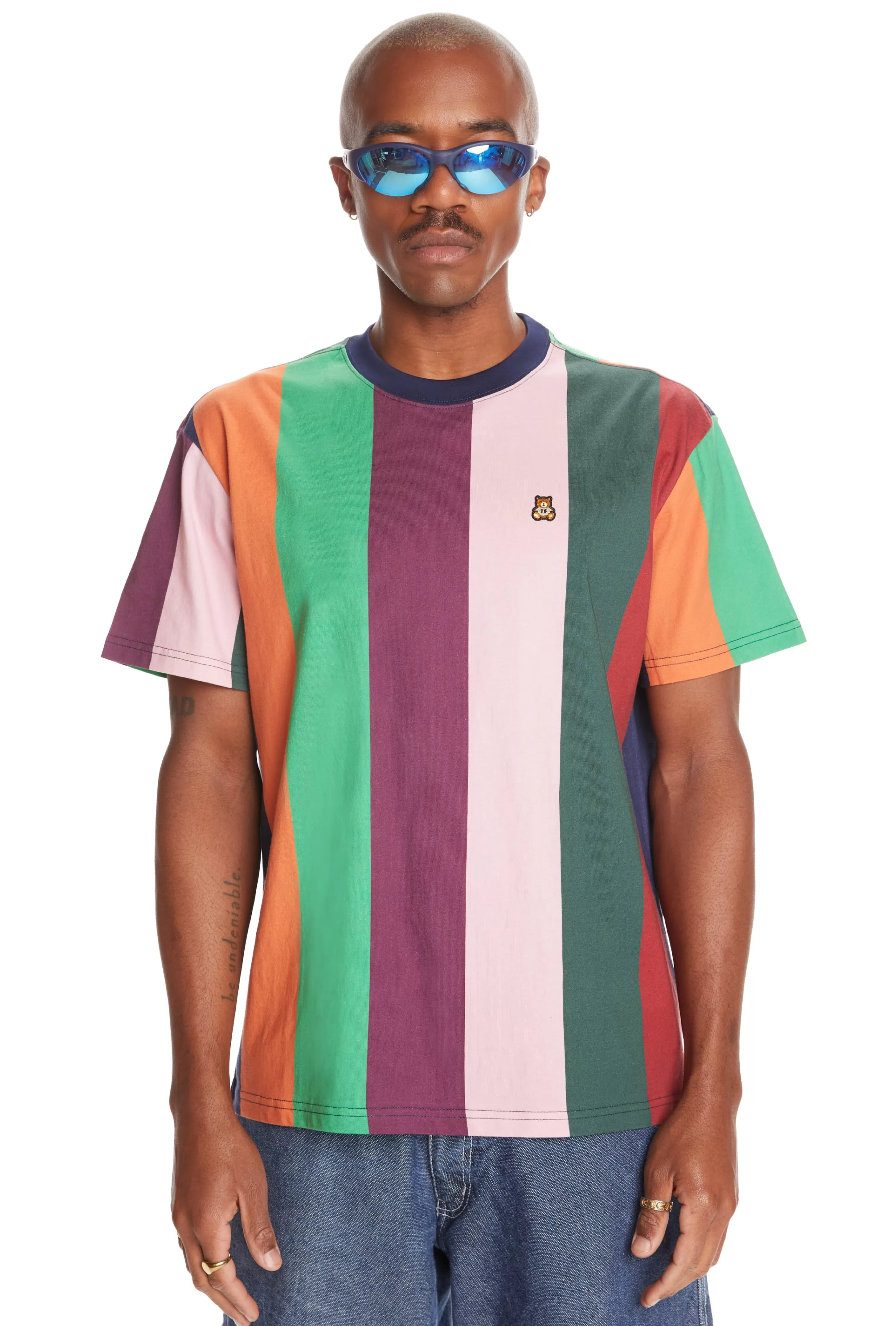 Giant Stripe Tee-Teddy Fresh Clearance