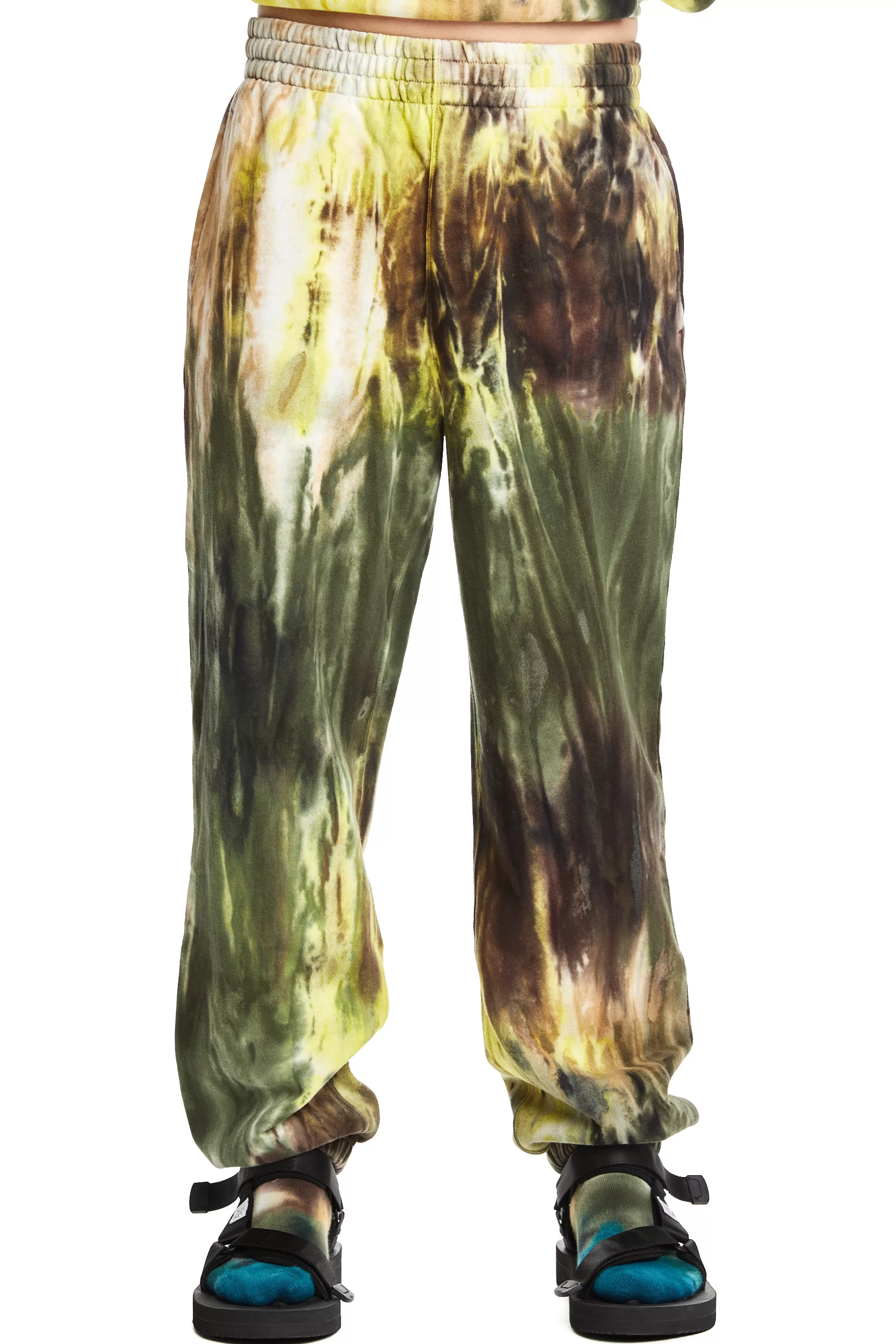 Ice Dye Sweatpants-Teddy Fresh New