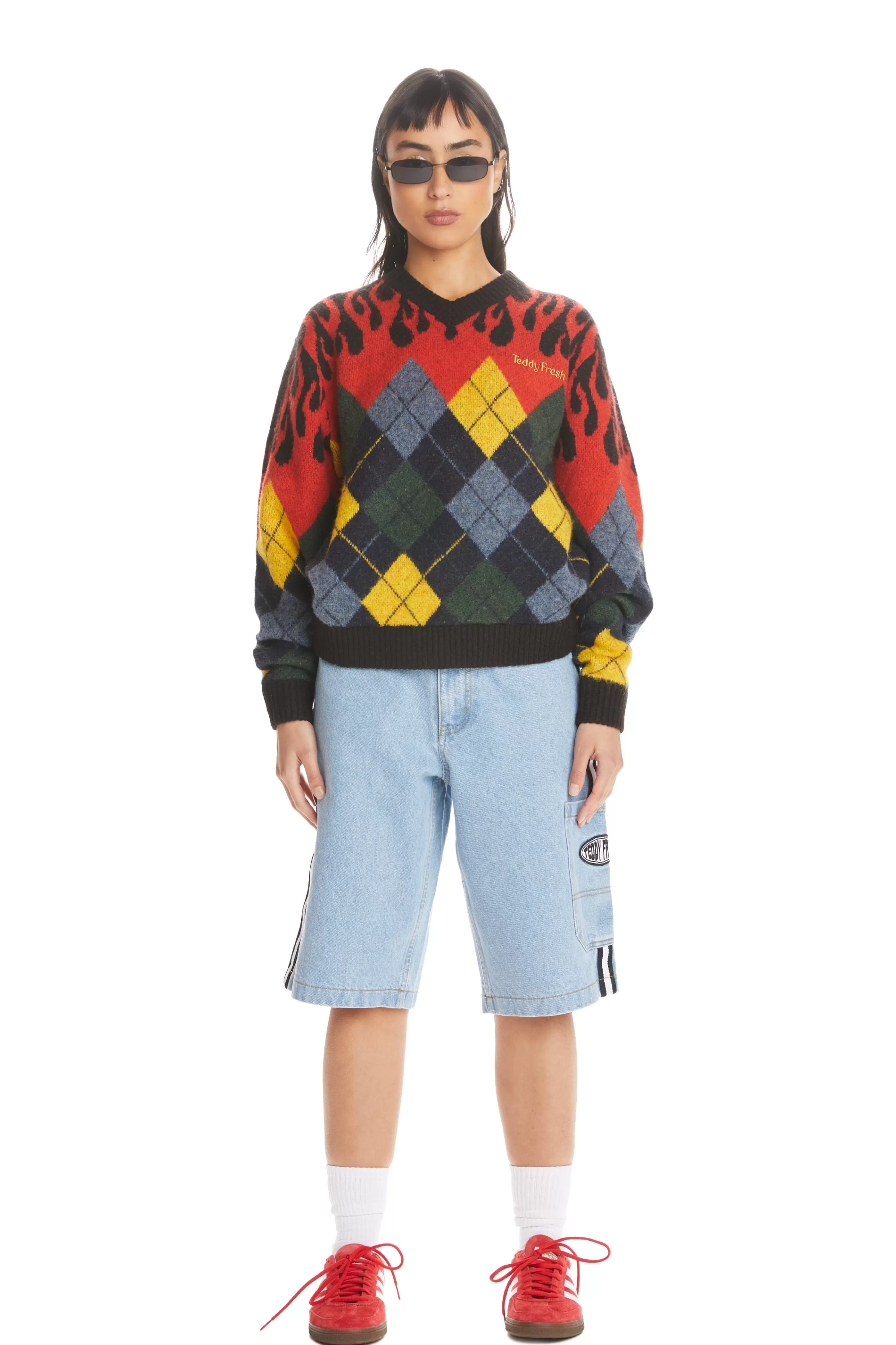 In Flames Sweater-Teddy Fresh Online