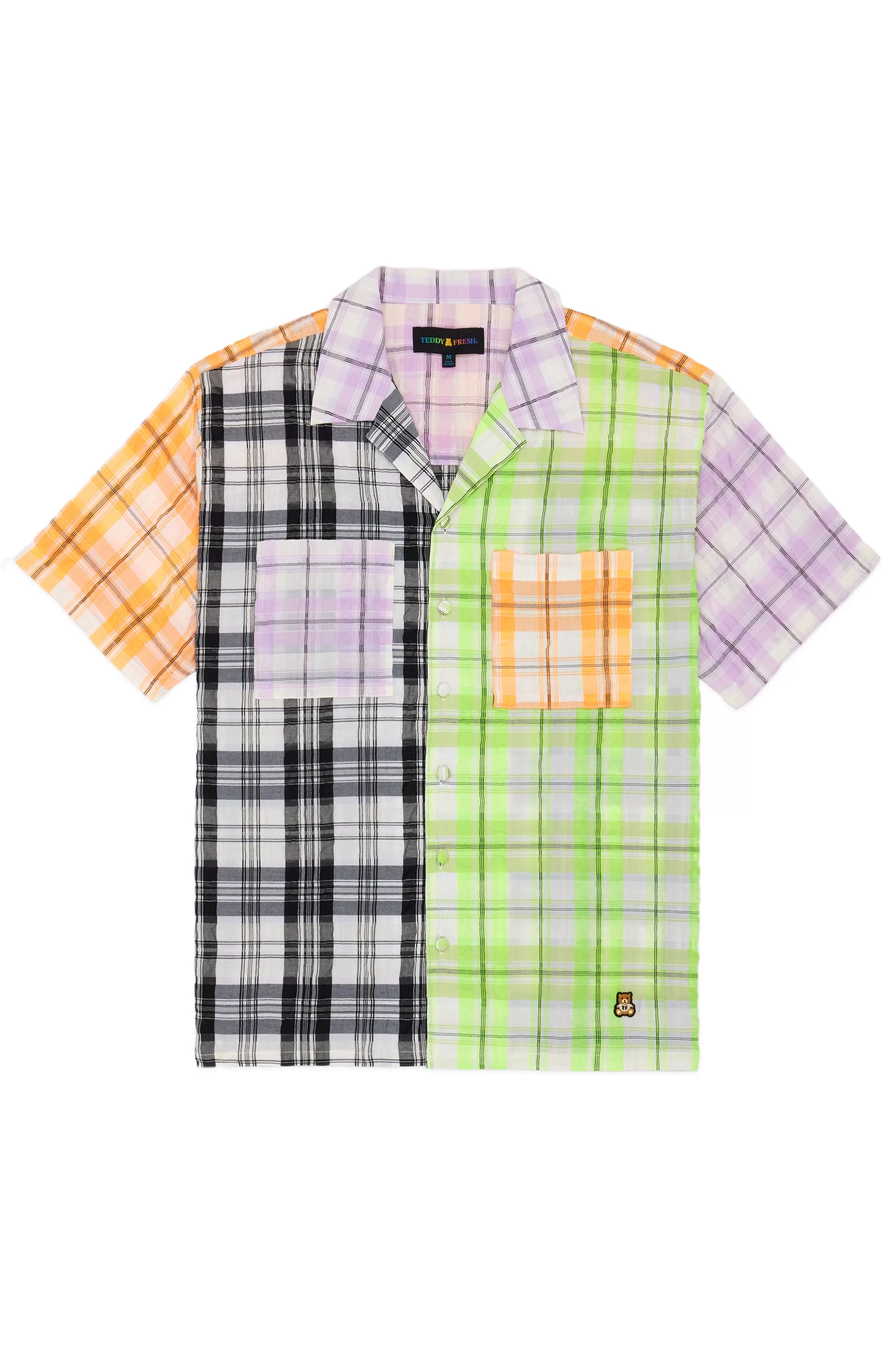 Neon Panel Shirt-Teddy Fresh Discount