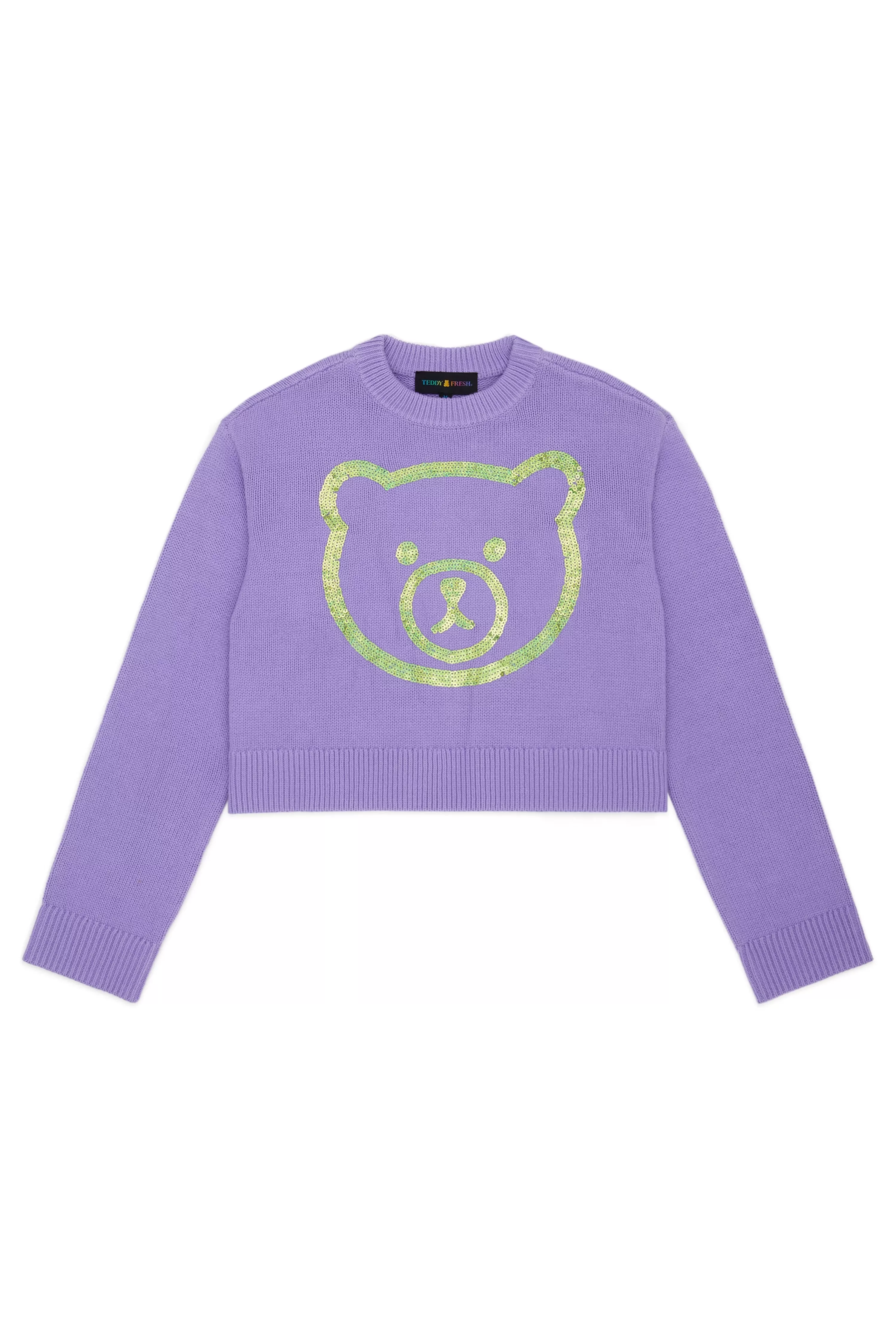 Sequin Bear Sweater-Teddy Fresh Clearance