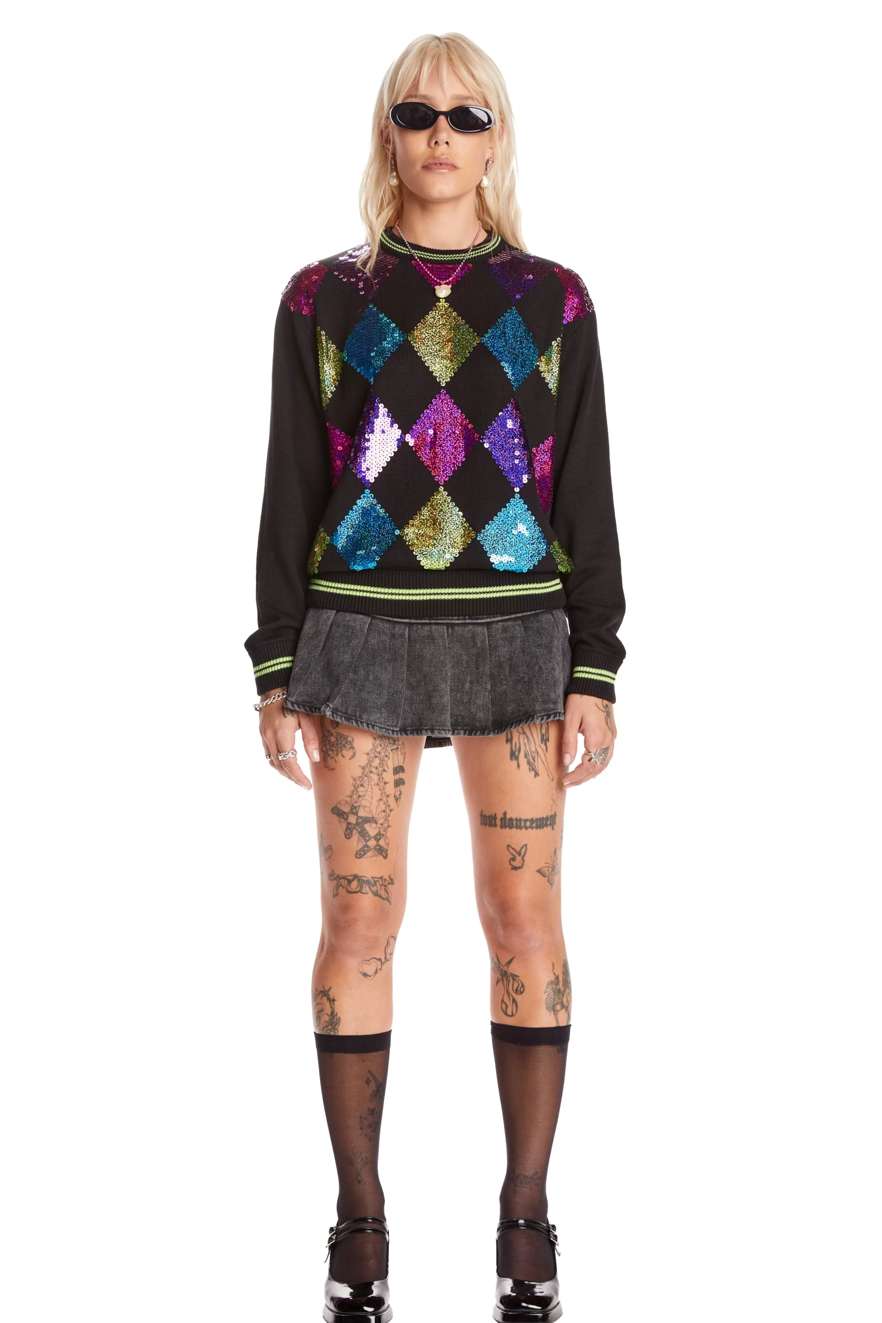 Sequin Sweater-Teddy Fresh Hot