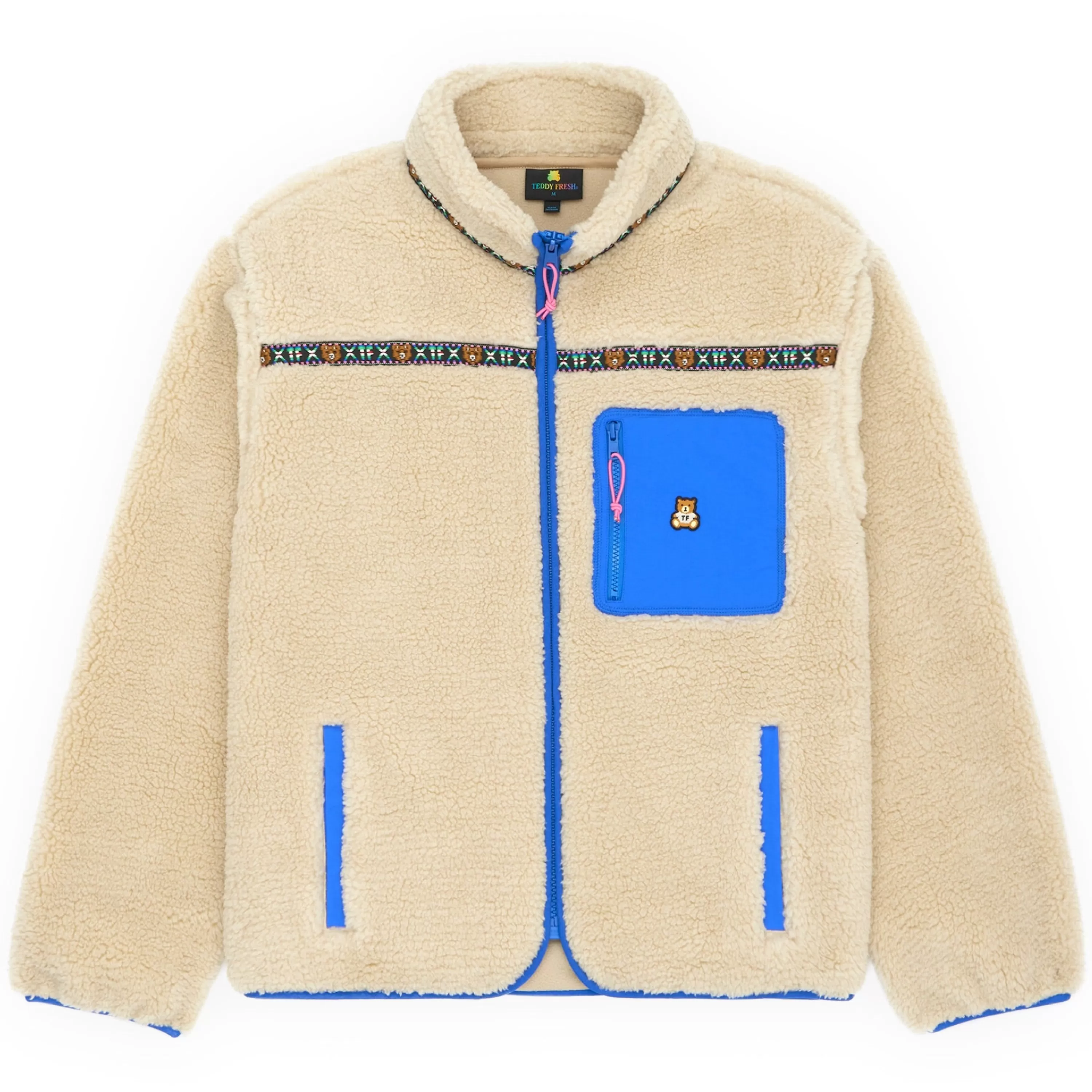 Techy Sherpa Jacket-Teddy Fresh New