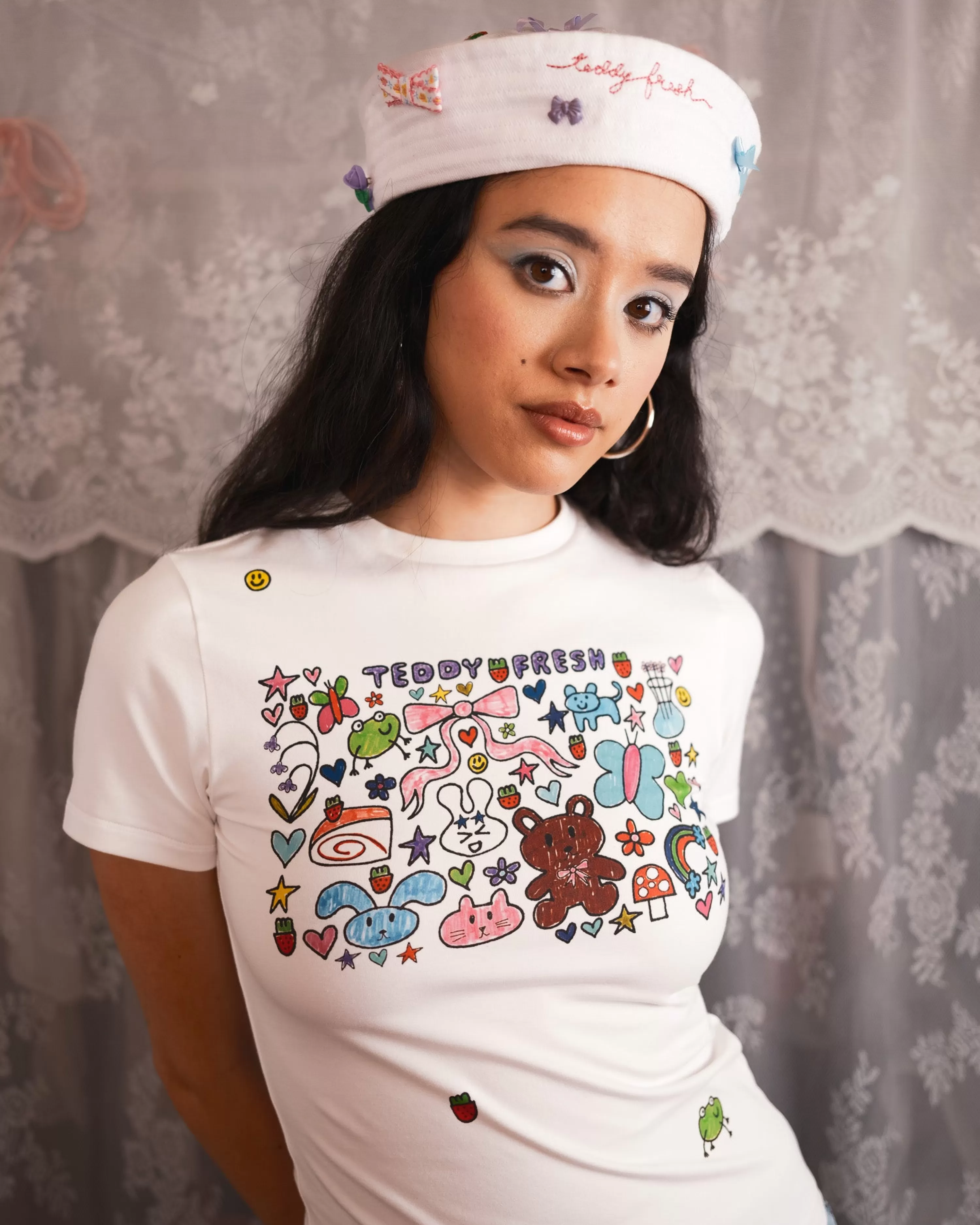 TF X Blo_oberry Fitted Tee-Teddy Fresh Fashion