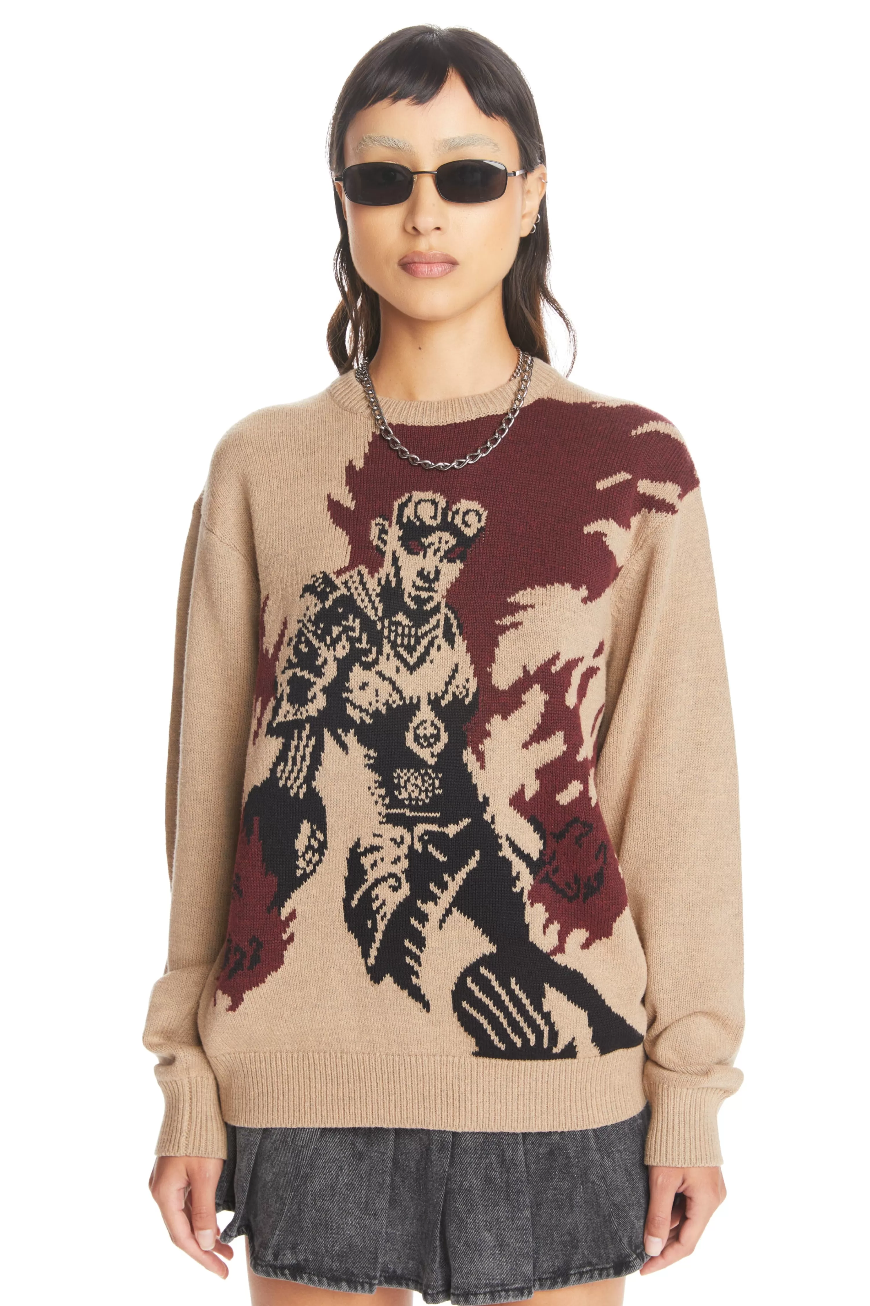 TF X Magic: The Gathering Chandra, Pyromaster Sweater-Teddy Fresh Fashion