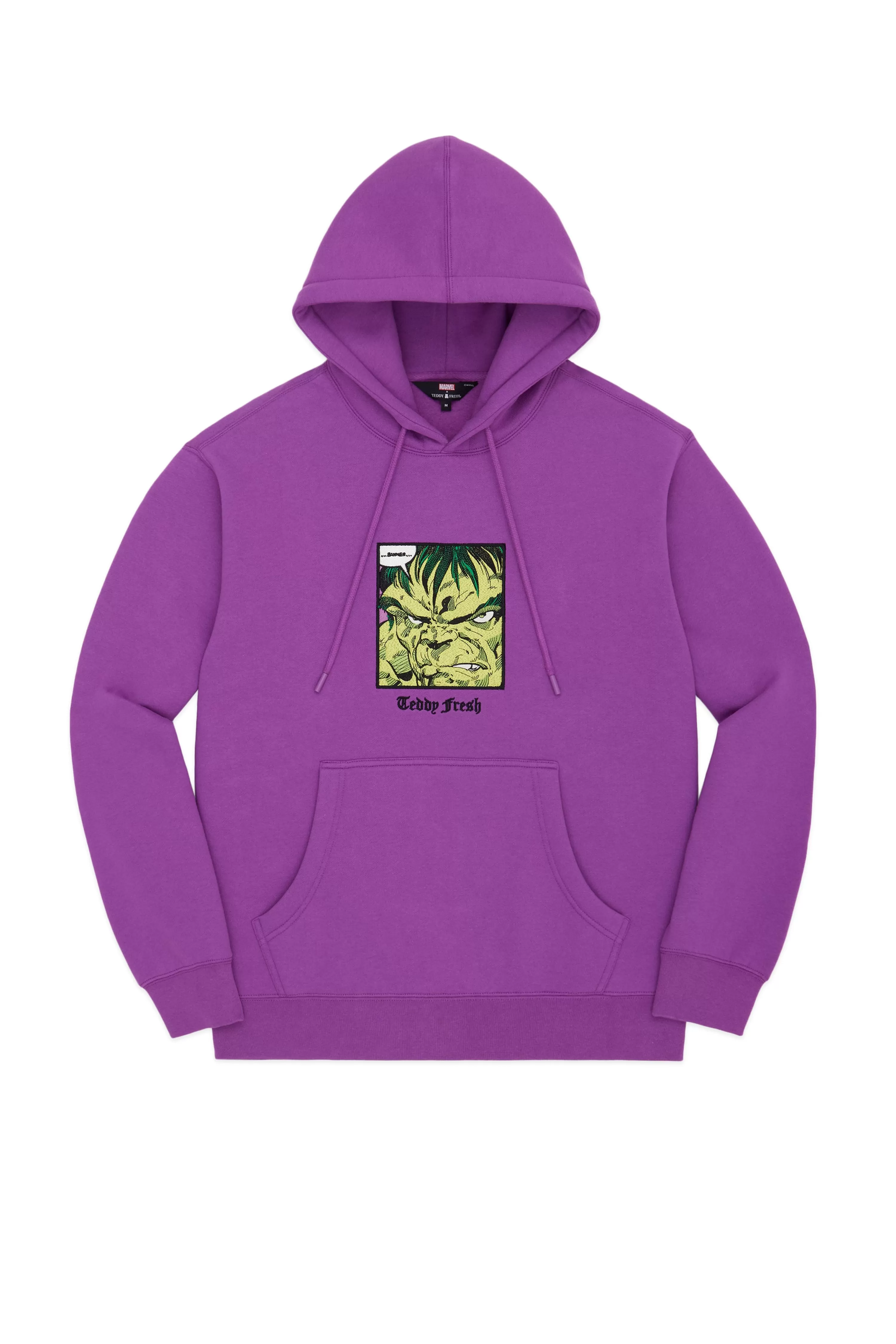 TF X Marvel Detailed Embroidery Hulk Hoodie-Teddy Fresh Store