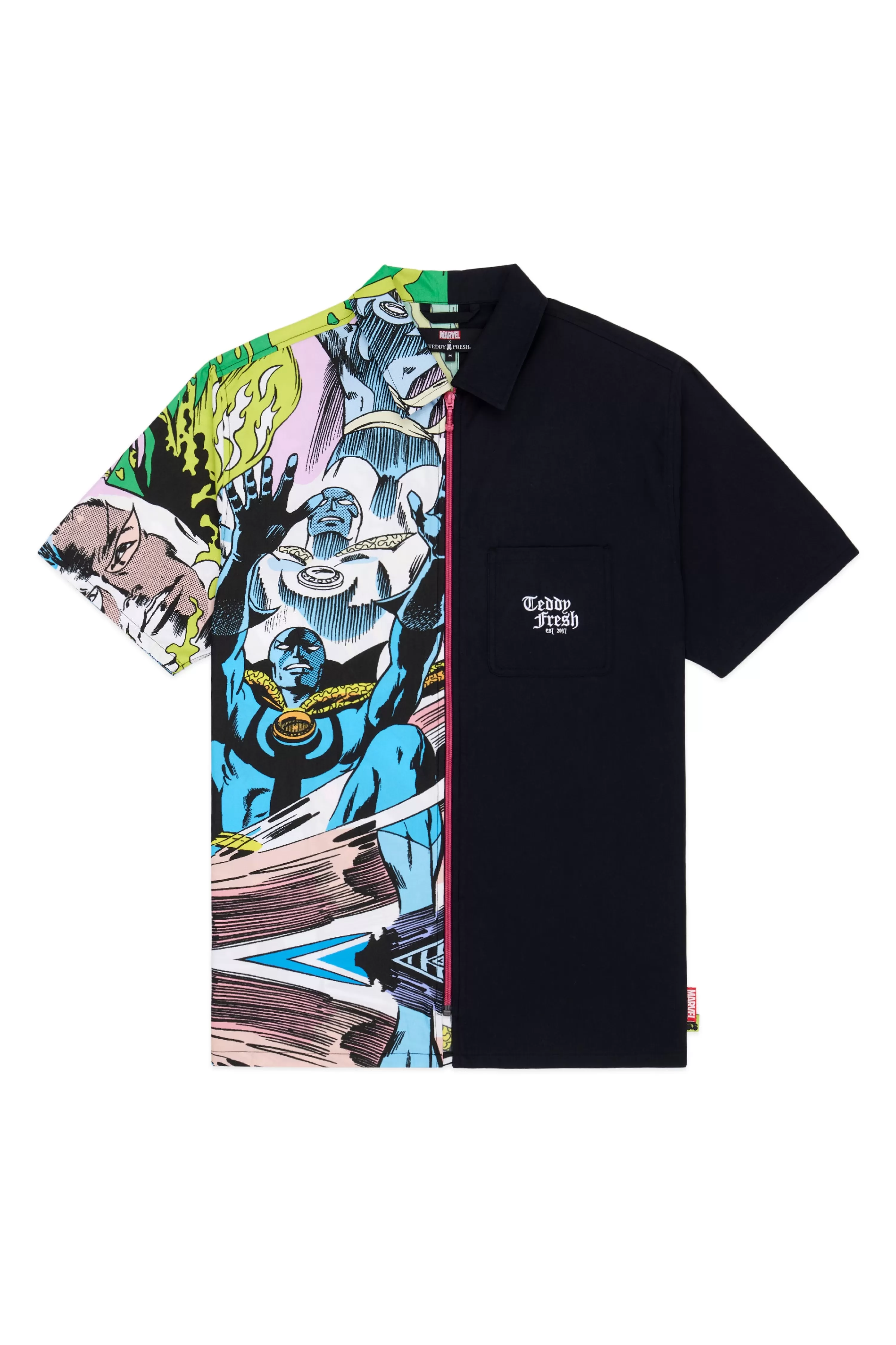 TF X Marvel Dr. Strange Zip Shirt-Teddy Fresh New