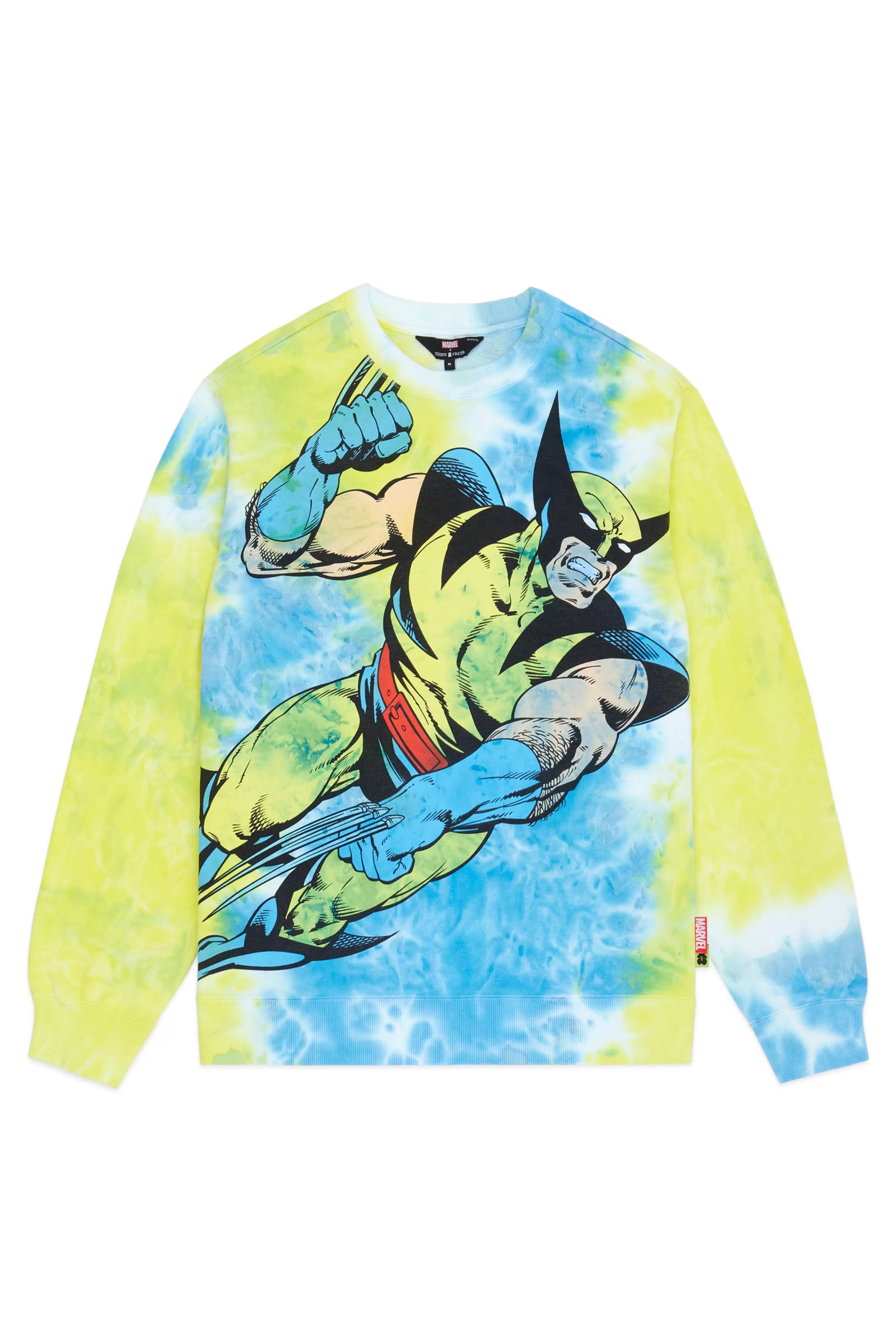 TF X Marvel Wolverine Tie Dye Crewneck-Teddy Fresh Cheap