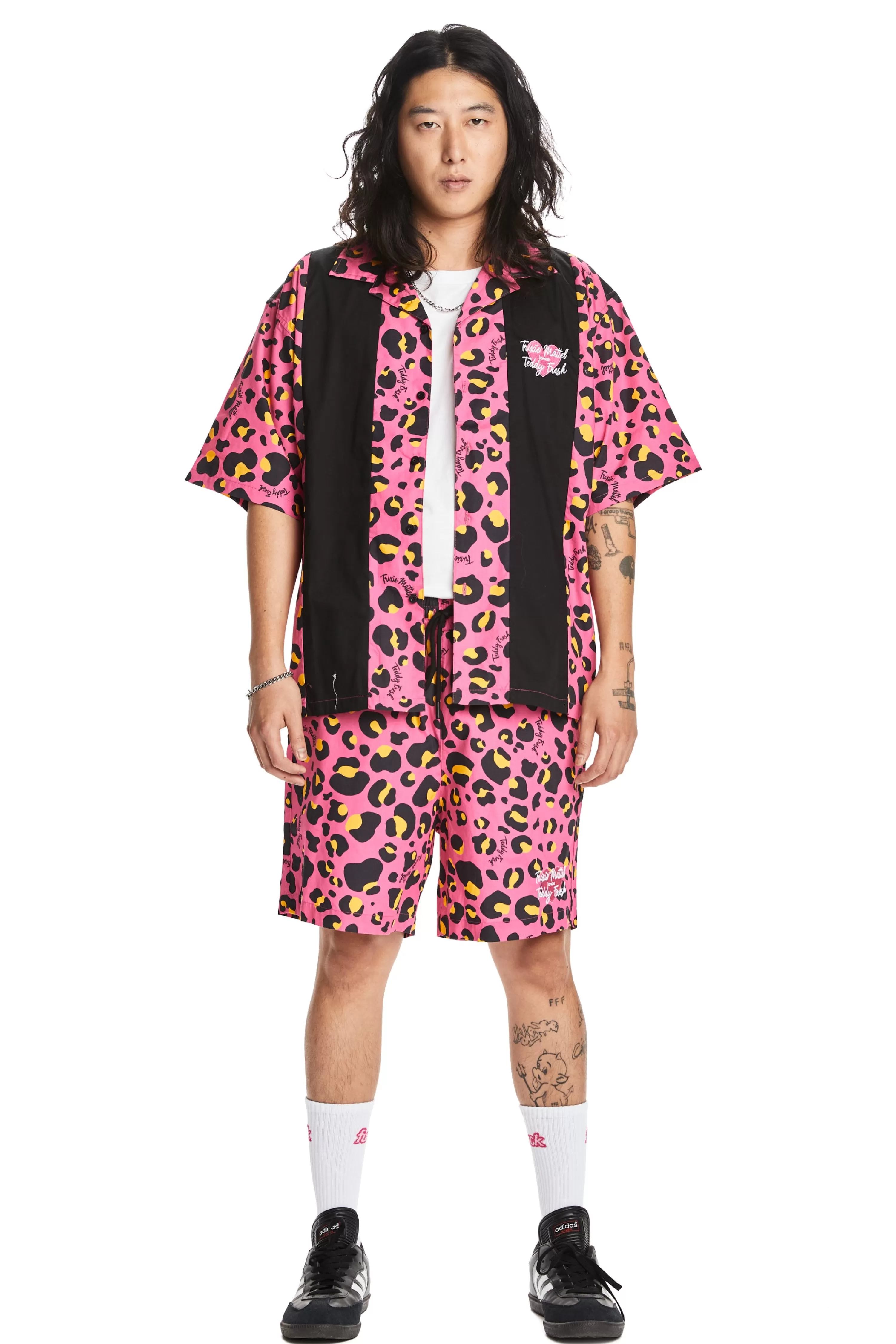 TF X Trixie Leopard Bowling Shirt-Teddy Fresh Cheap