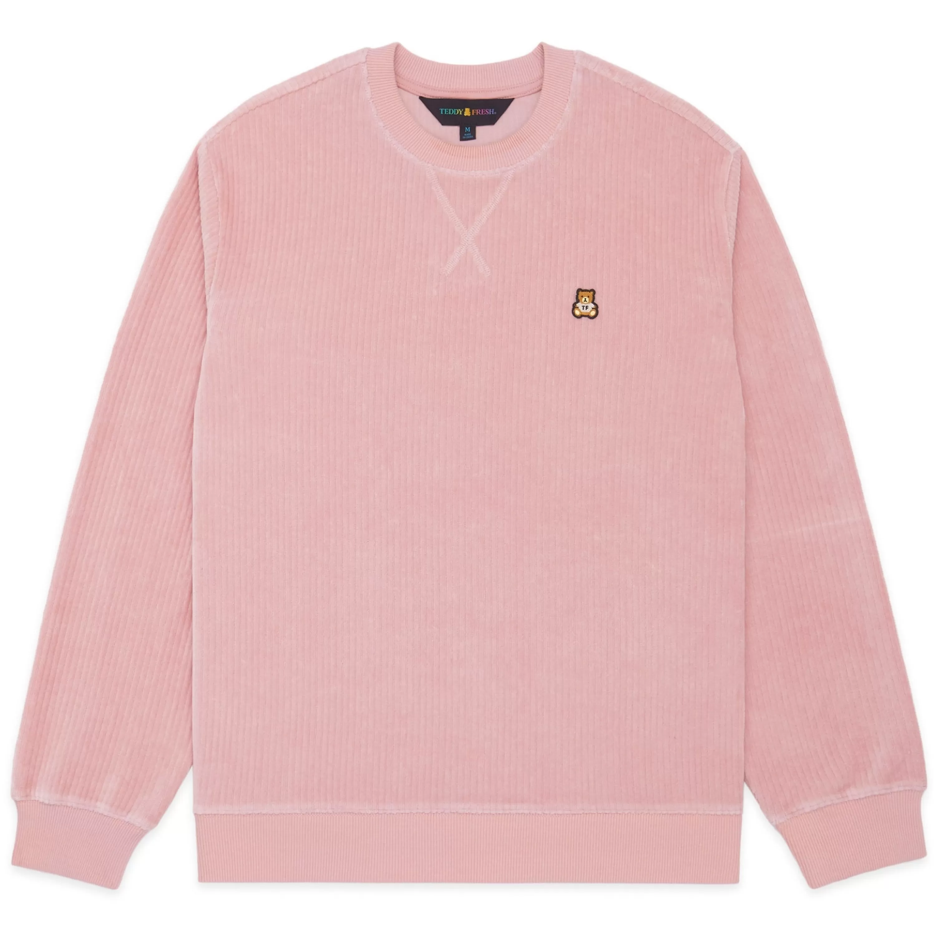 Velour Rib Crewneck-Teddy Fresh New