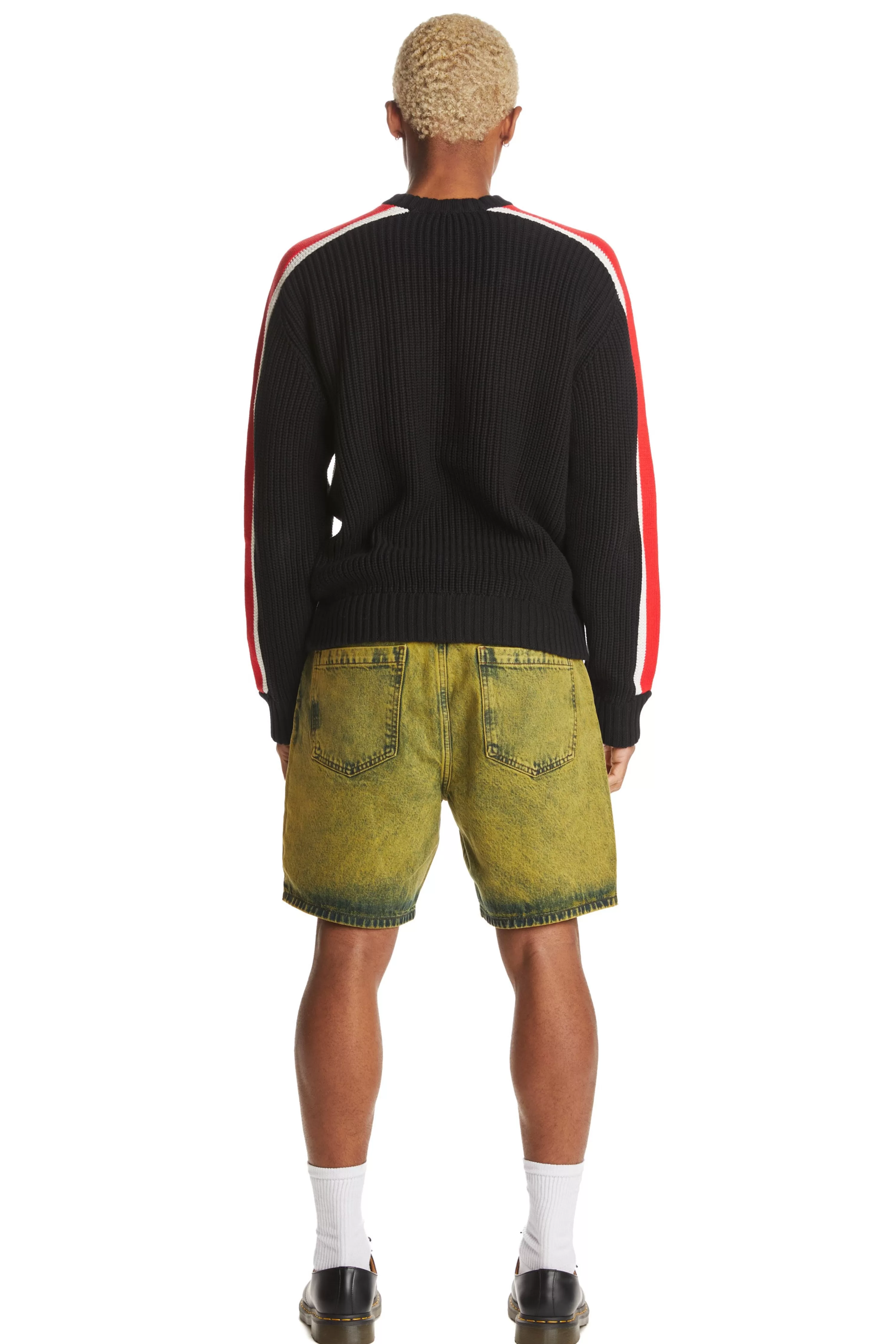 Vintage Sporty Stripe Sweater-Teddy Fresh Clearance