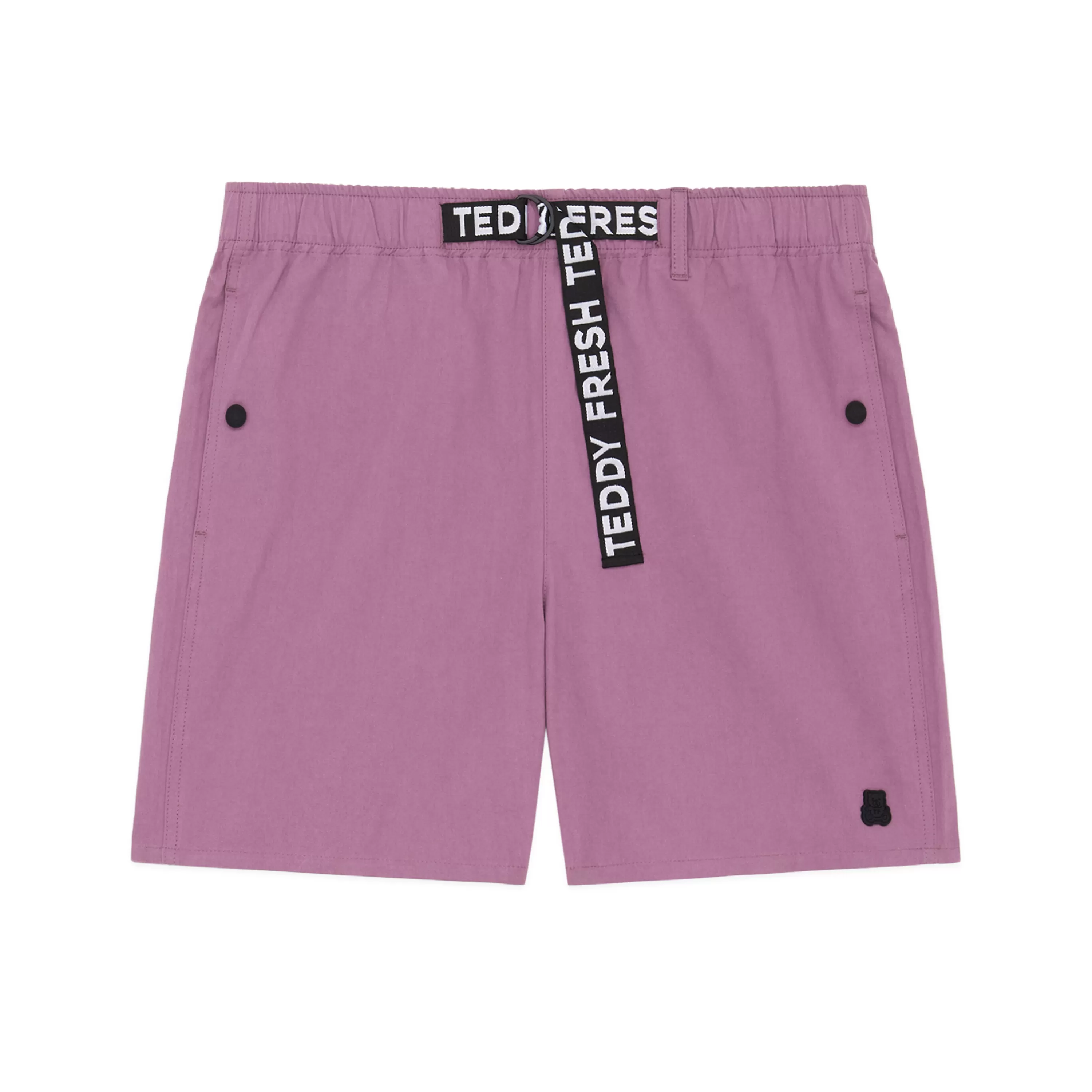 Webbing Belt Cotton Shorts-Teddy Fresh Clearance