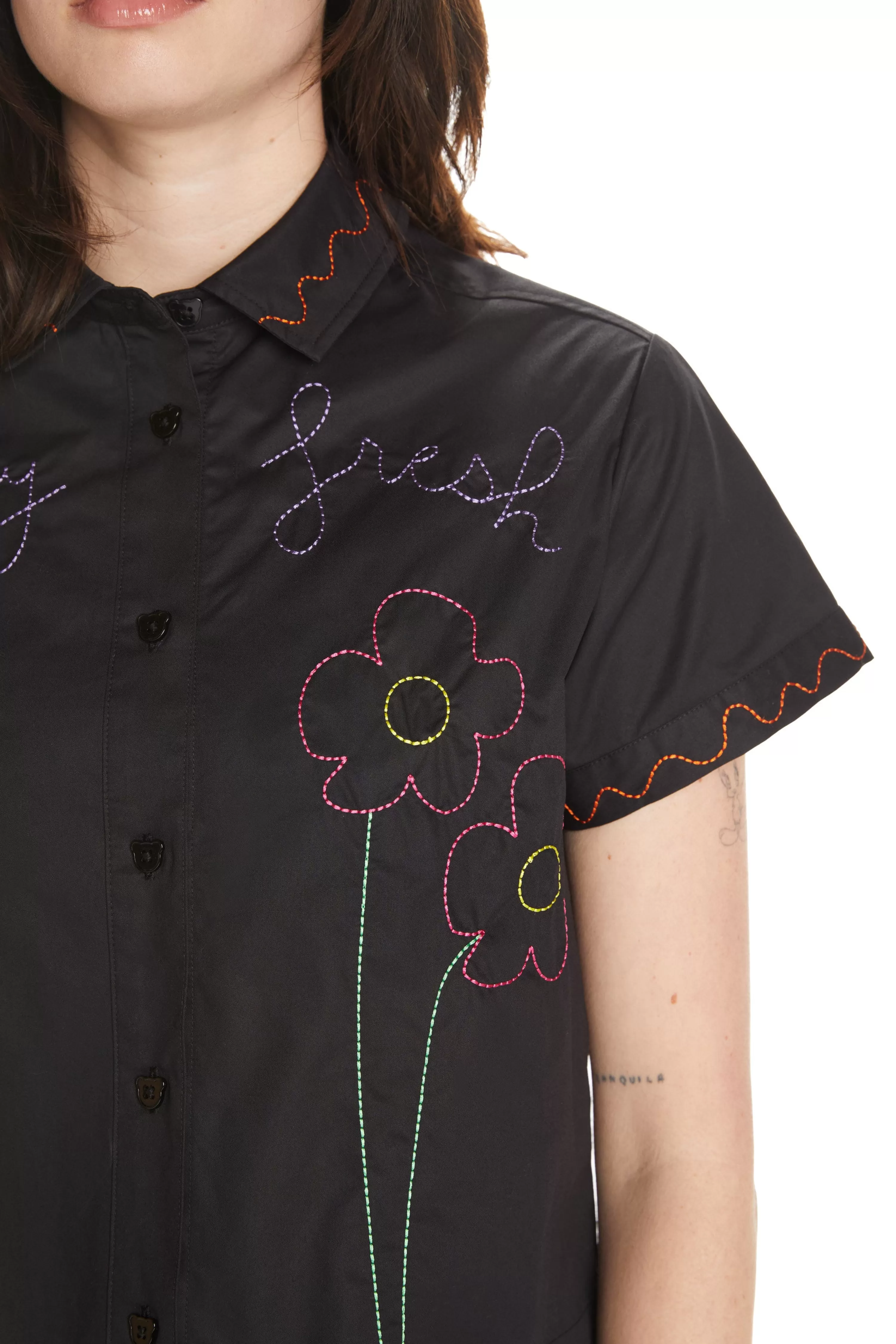 Women's Bouquet Shirt-Teddy Fresh Hot