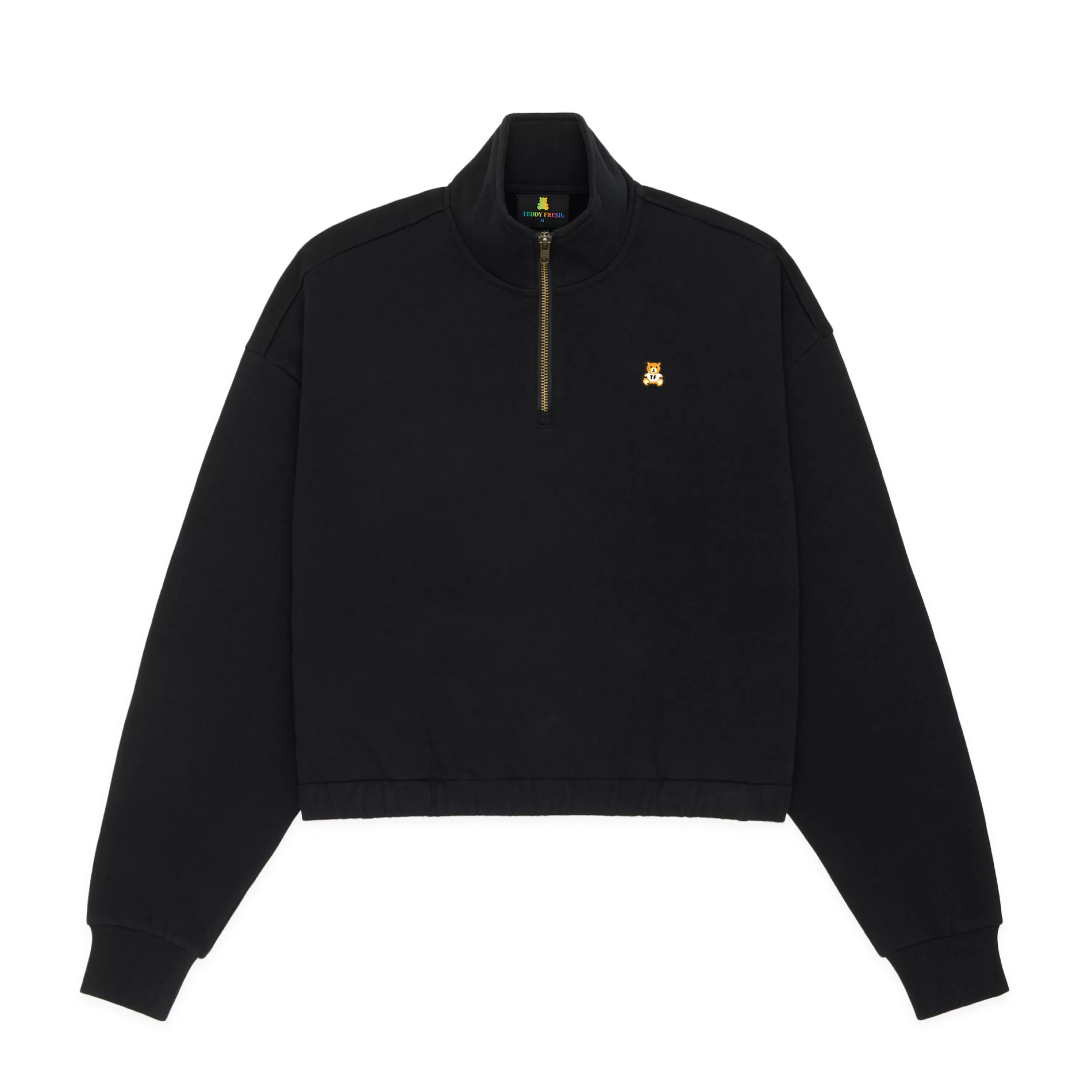 Women's Classic Funnel Neck Zip Sweatshirt-Teddy Fresh Best